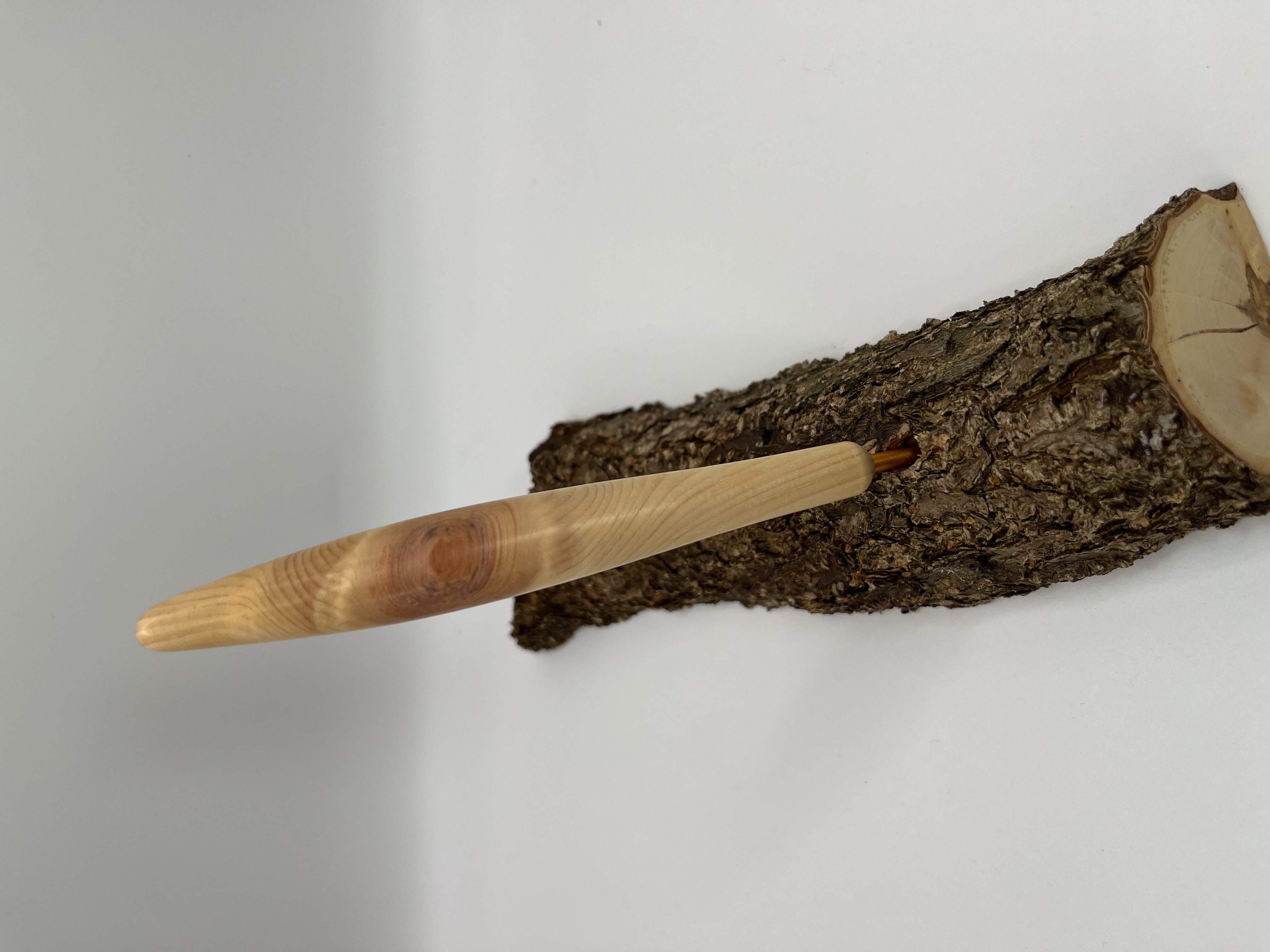 Häkelnadel Zirbe Ast Haken Clover gold 3,5 mm Zapfenform