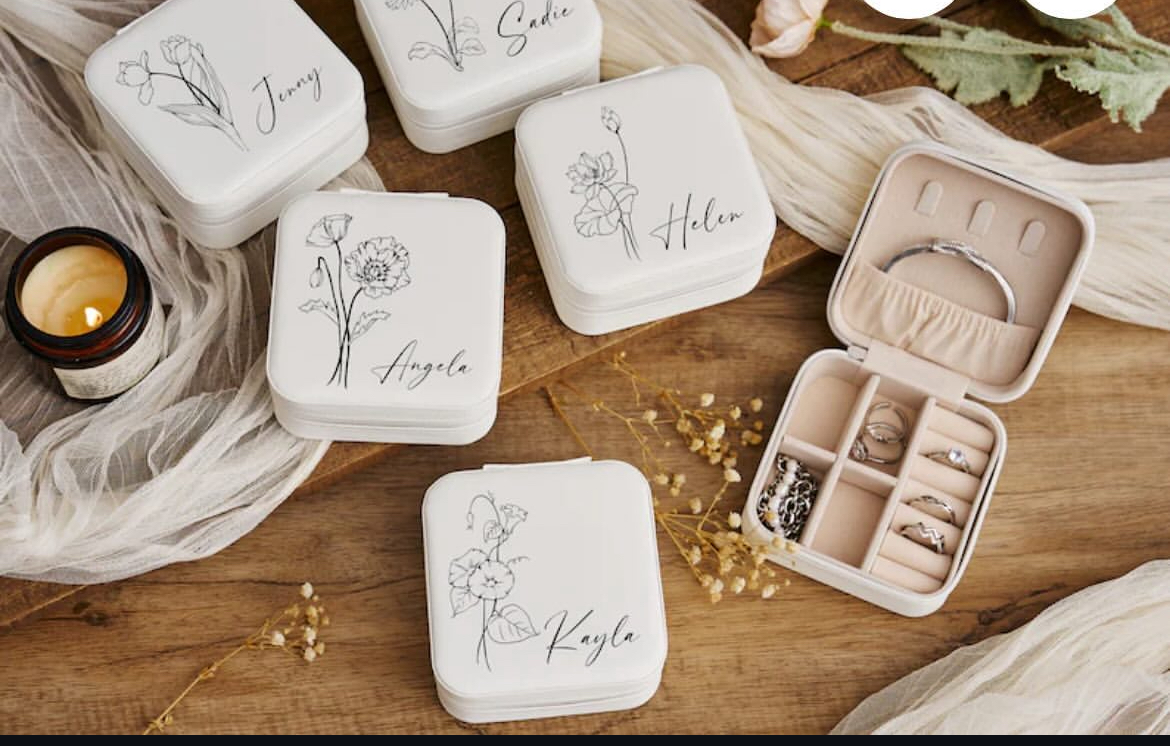 Boîtes à bijoux personnalisées