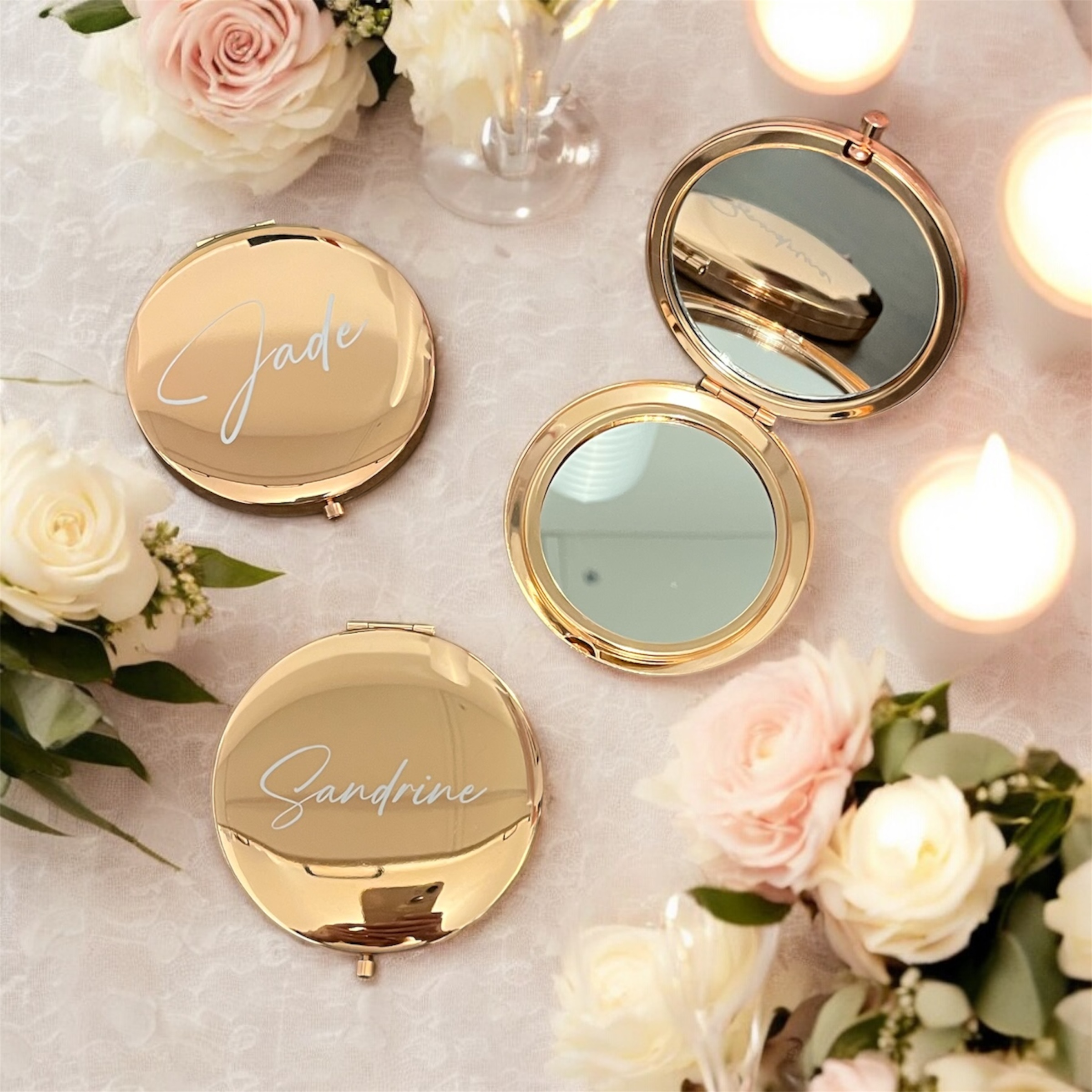 Miroir de poche personnalisé