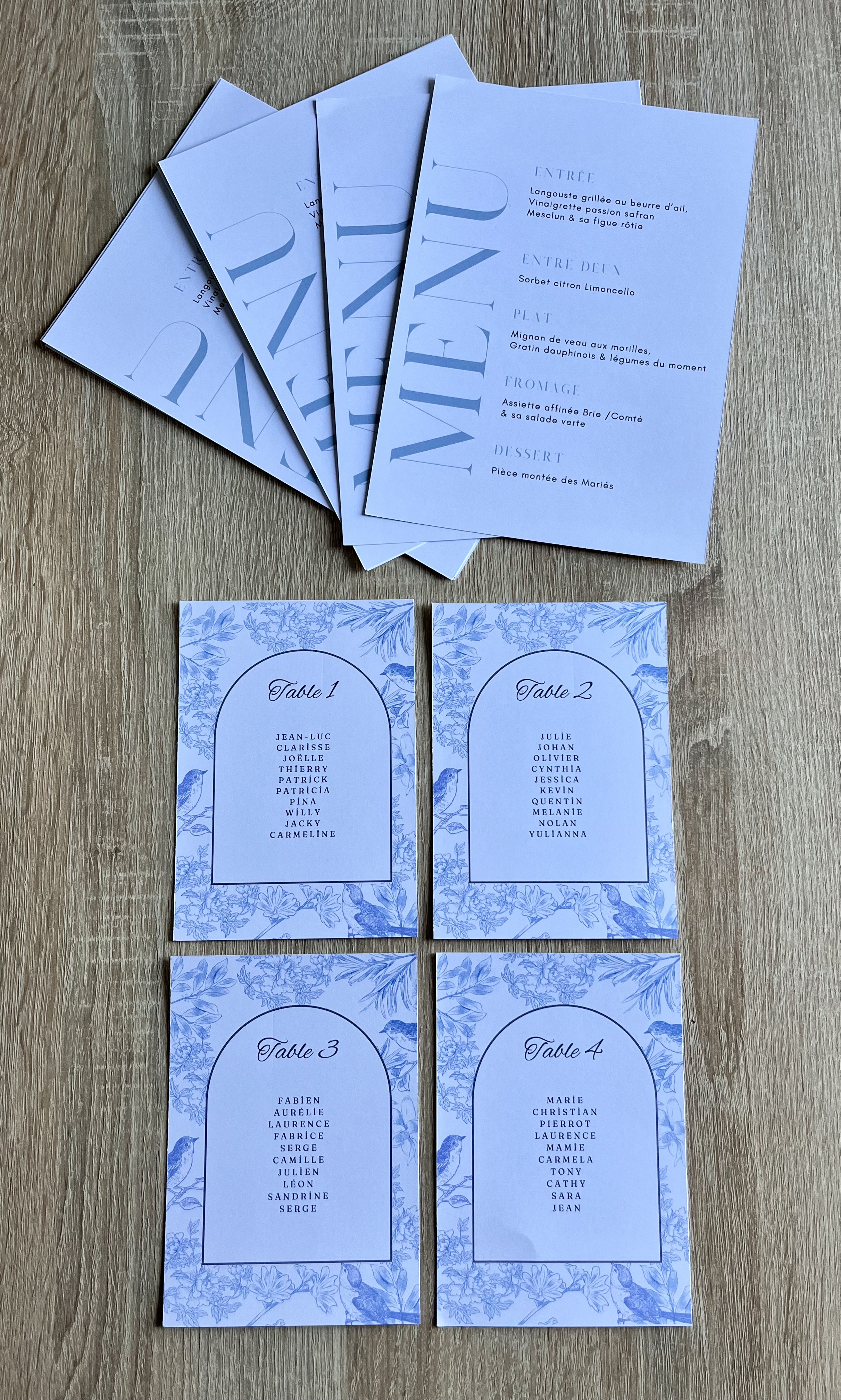 Papeterie collection bleu de Chine 