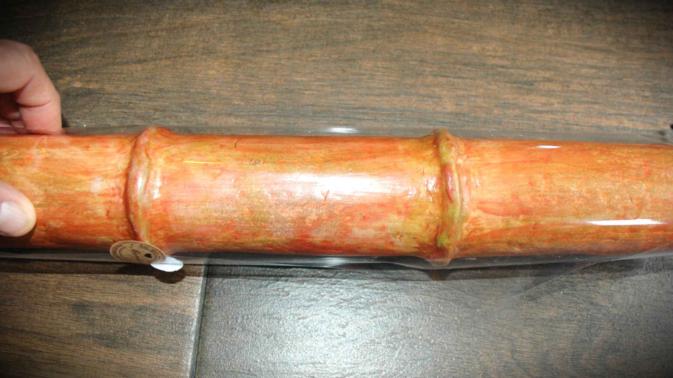 Bambou bonbon orange rosé