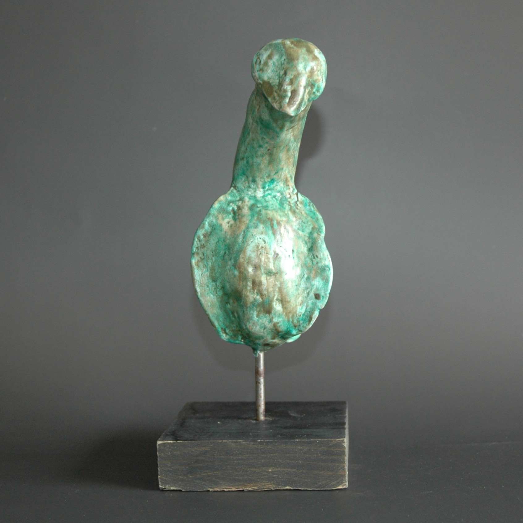 Sculpture cane Vert d'Italie
