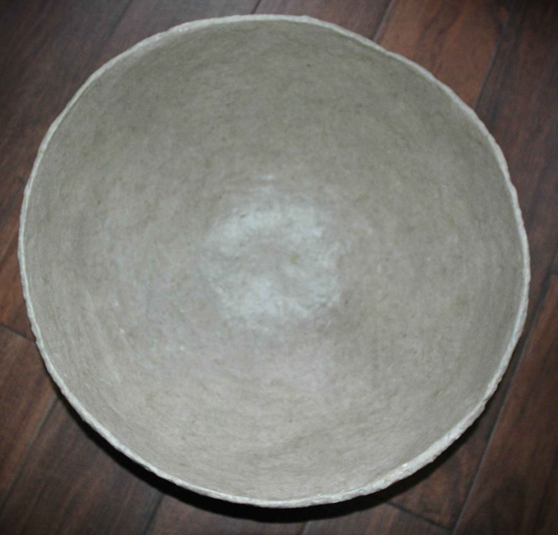 Grande coupe patine bleue