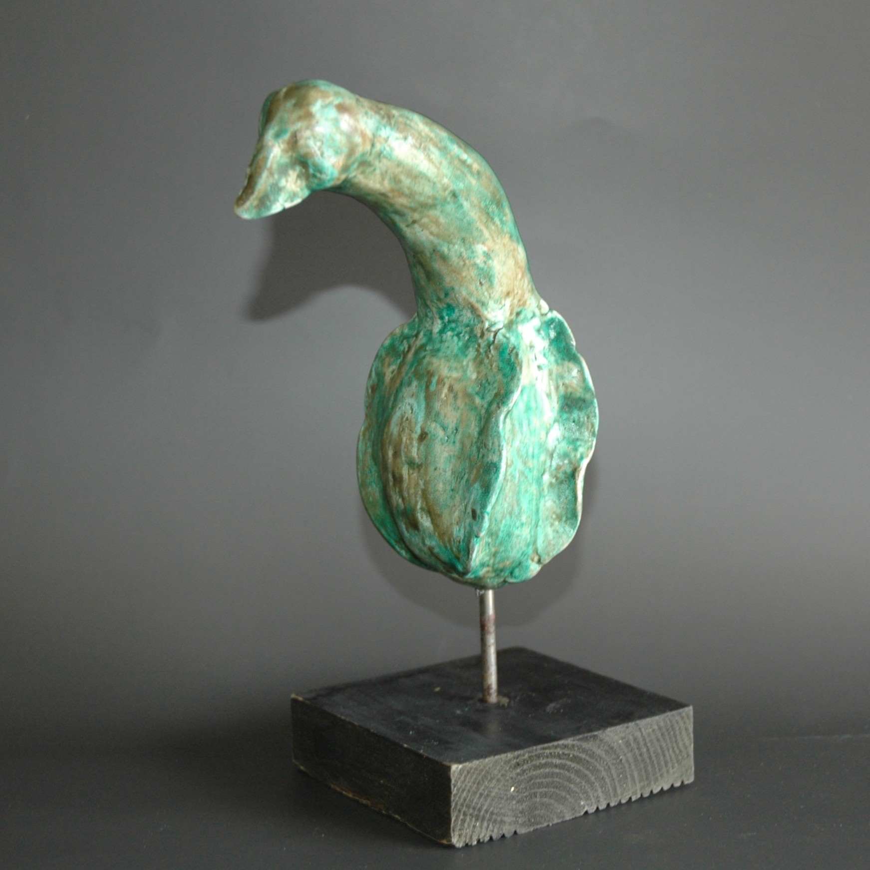 Sculpture cane Vert d'Italie