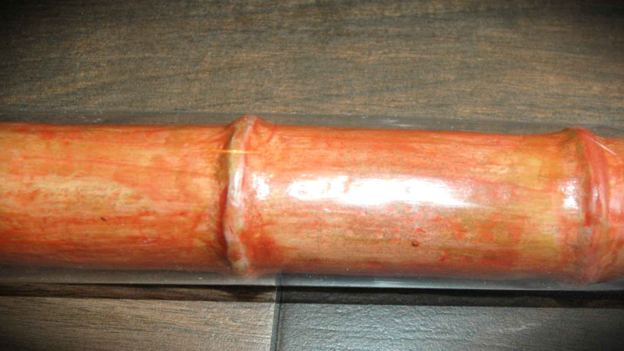 Bambou bonbon orange rosé