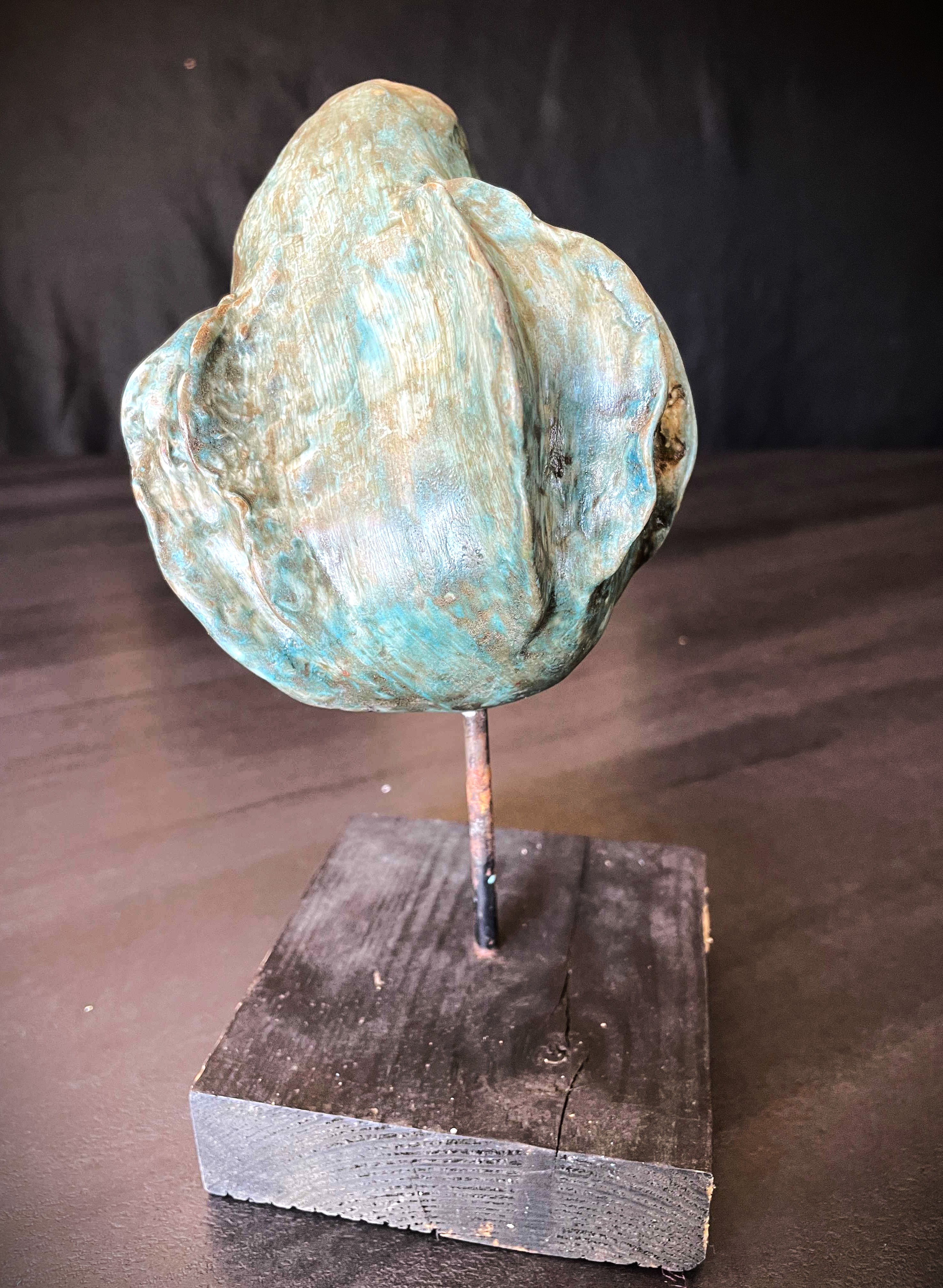 Sculpture Cygne Bleu