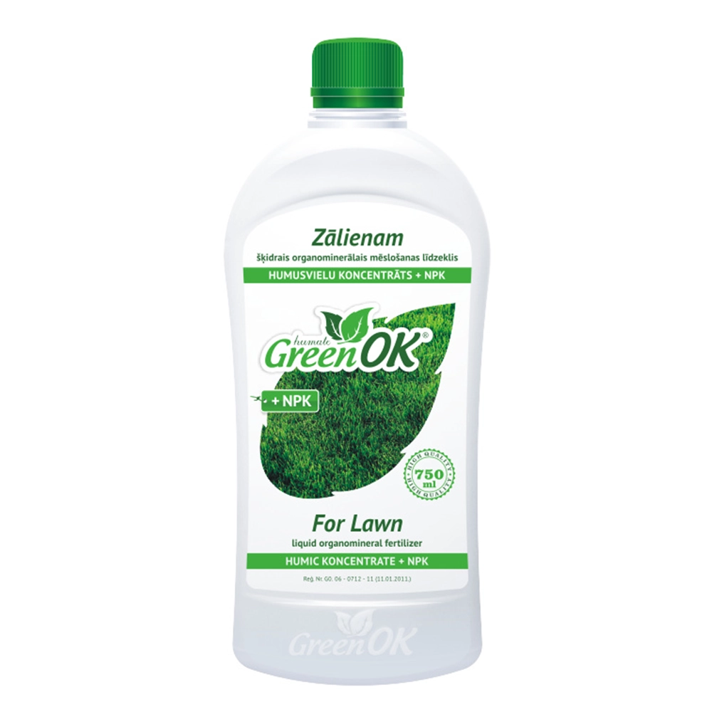 Skystos trąšos vejoms, NPK 2.0-3.5–3.5, 750ml, GreenOK