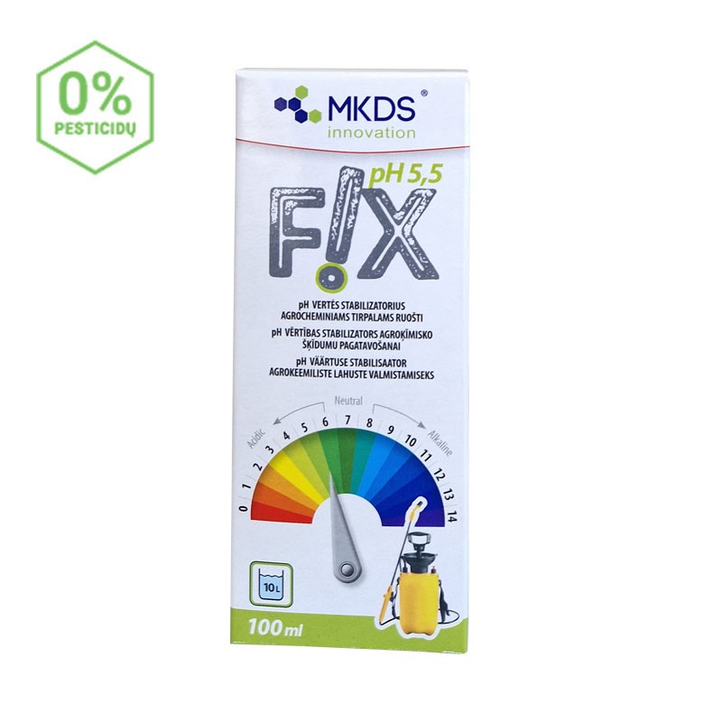 Fix ph 5,5 tirpalo vertės stabilizatorius