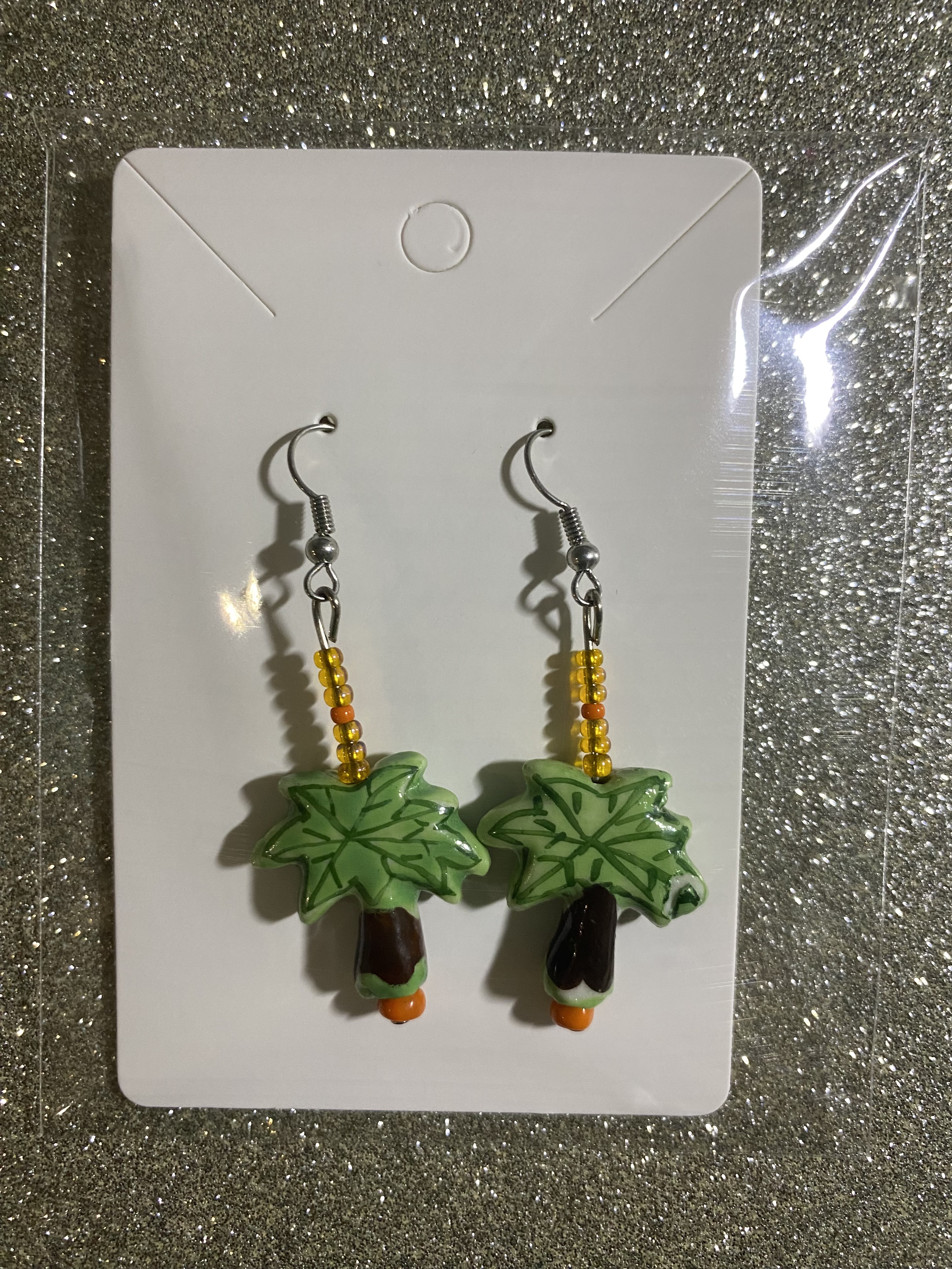 Boucles d'oreille en céramique