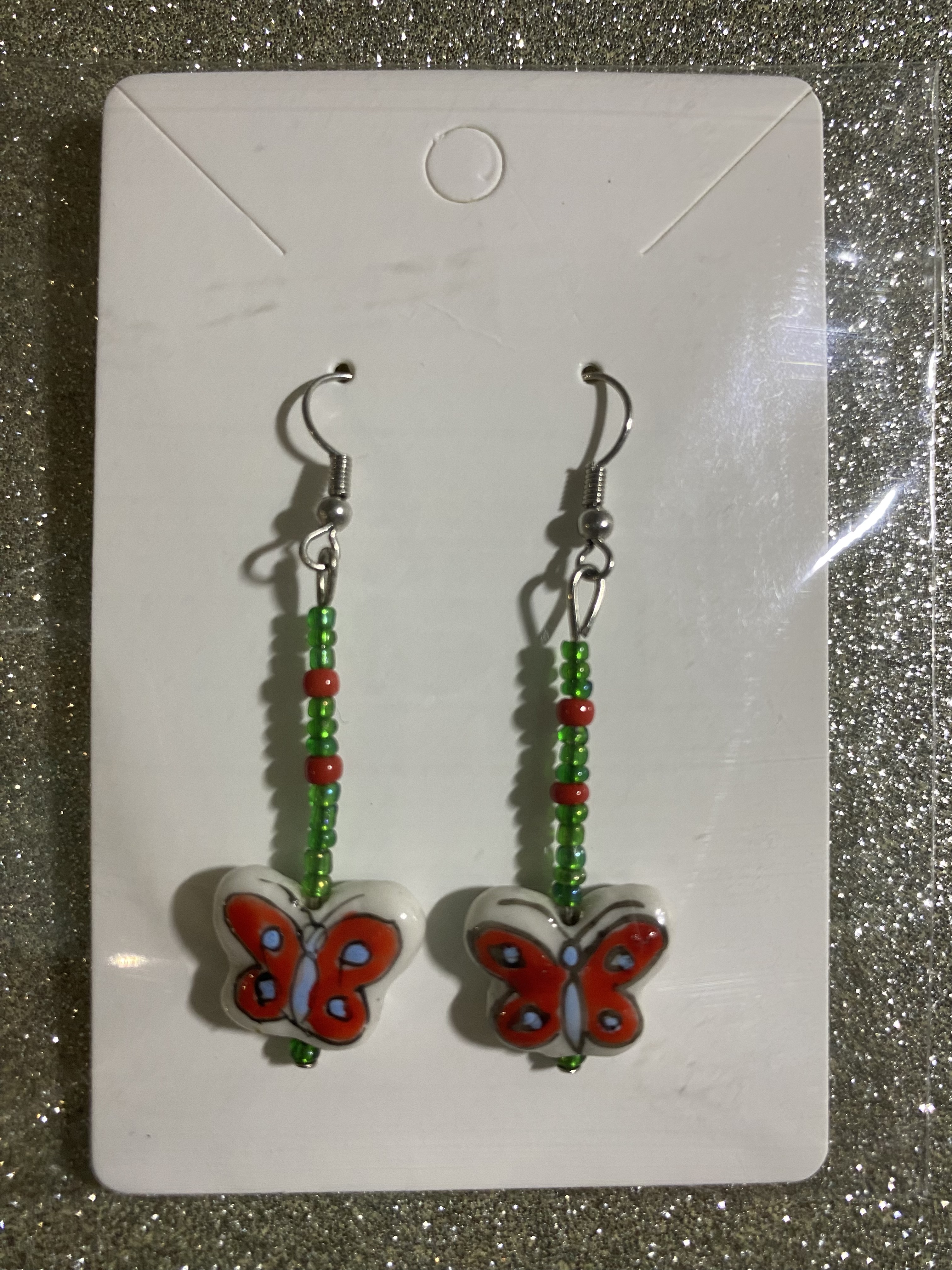Boucles d'oreille en céramique