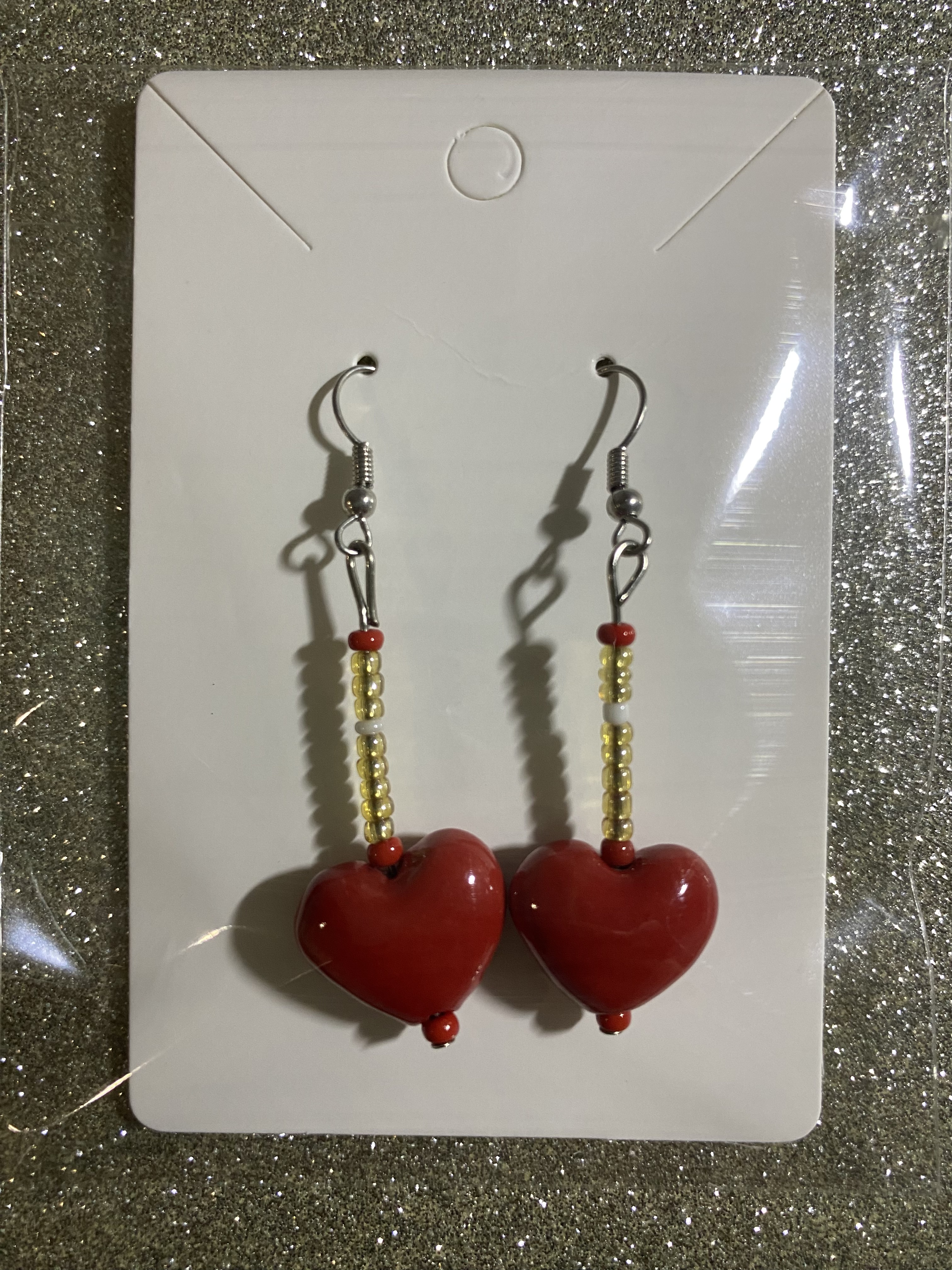 Boucles d'oreille en céramique