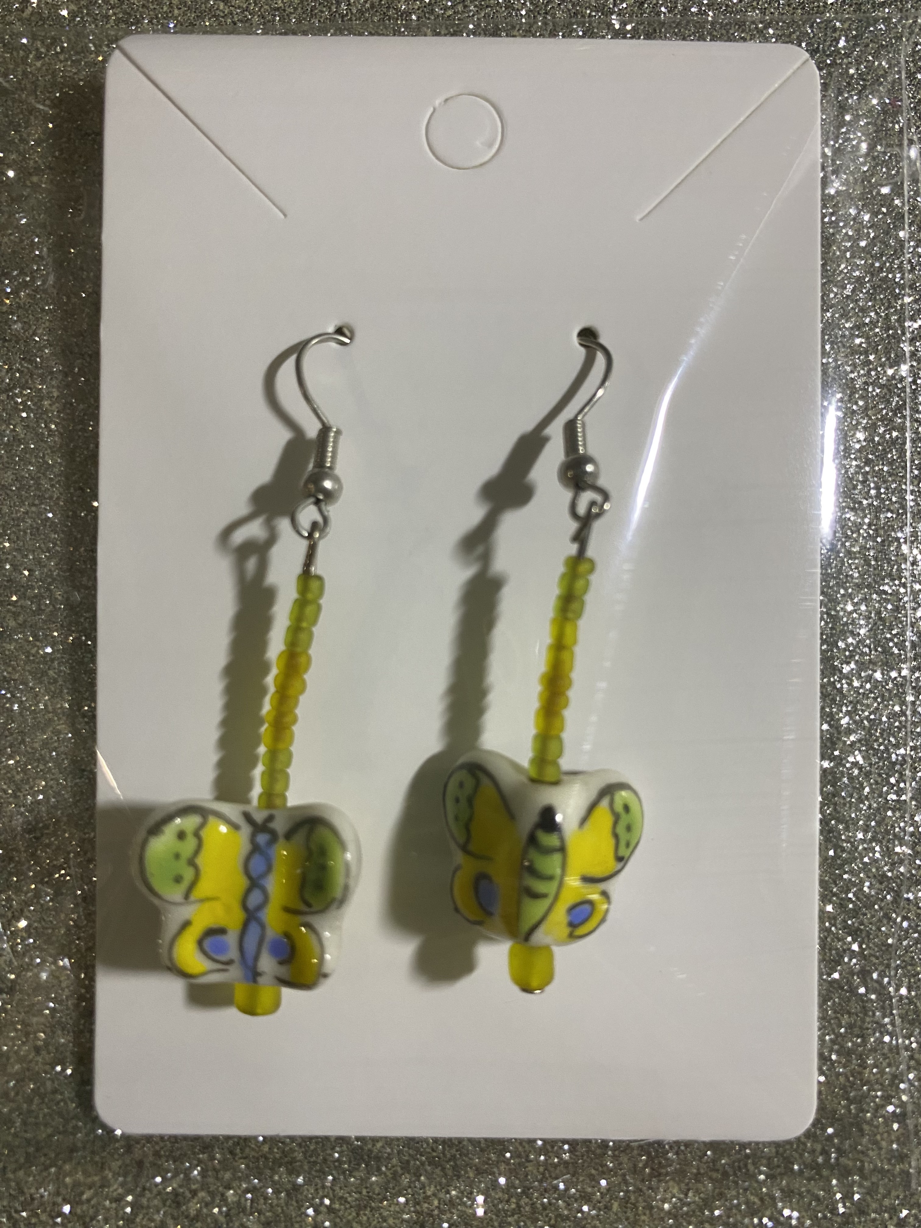 Boucles d'oreille en céramique