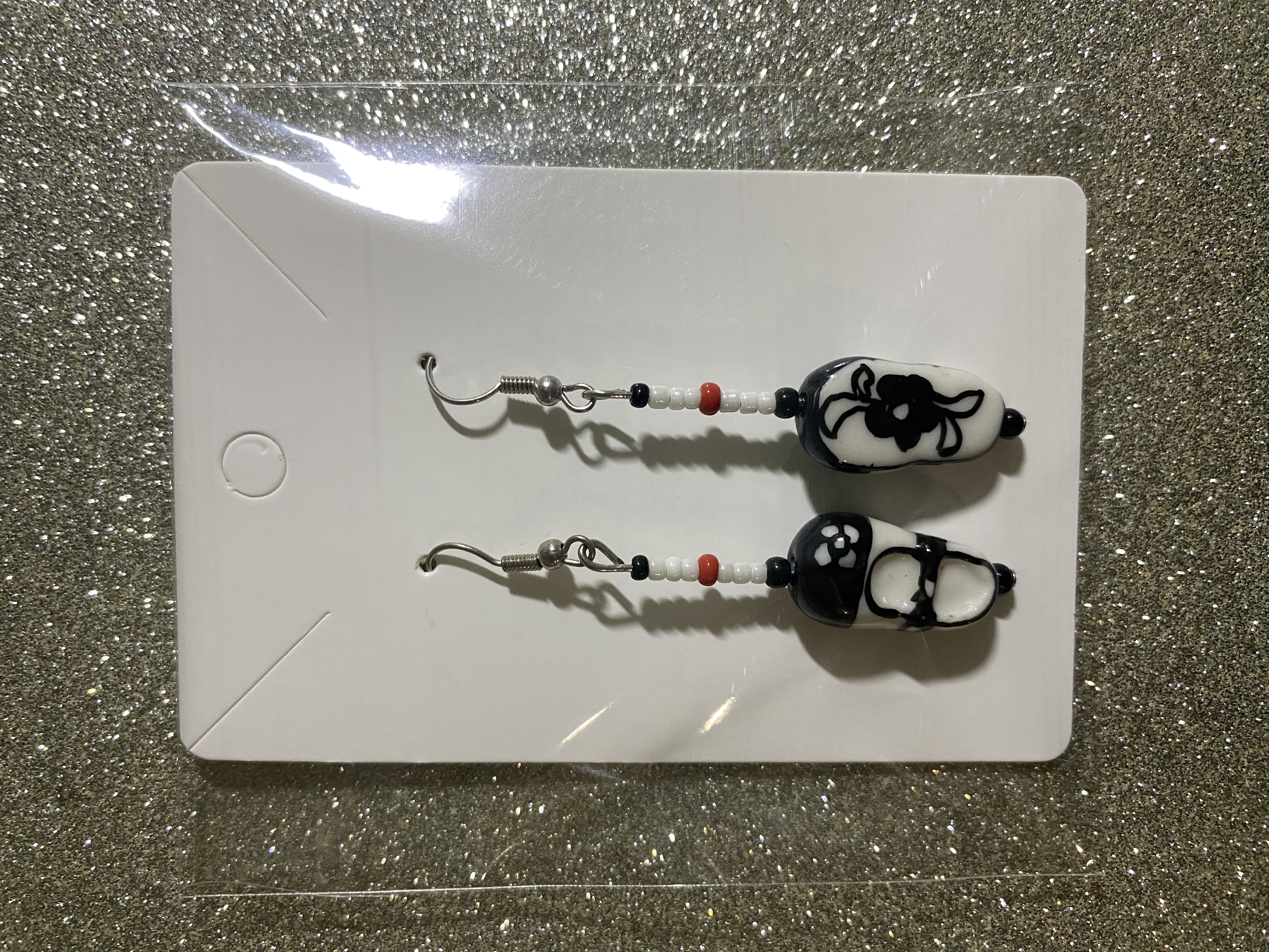 Boucles d'oreille en céramique
