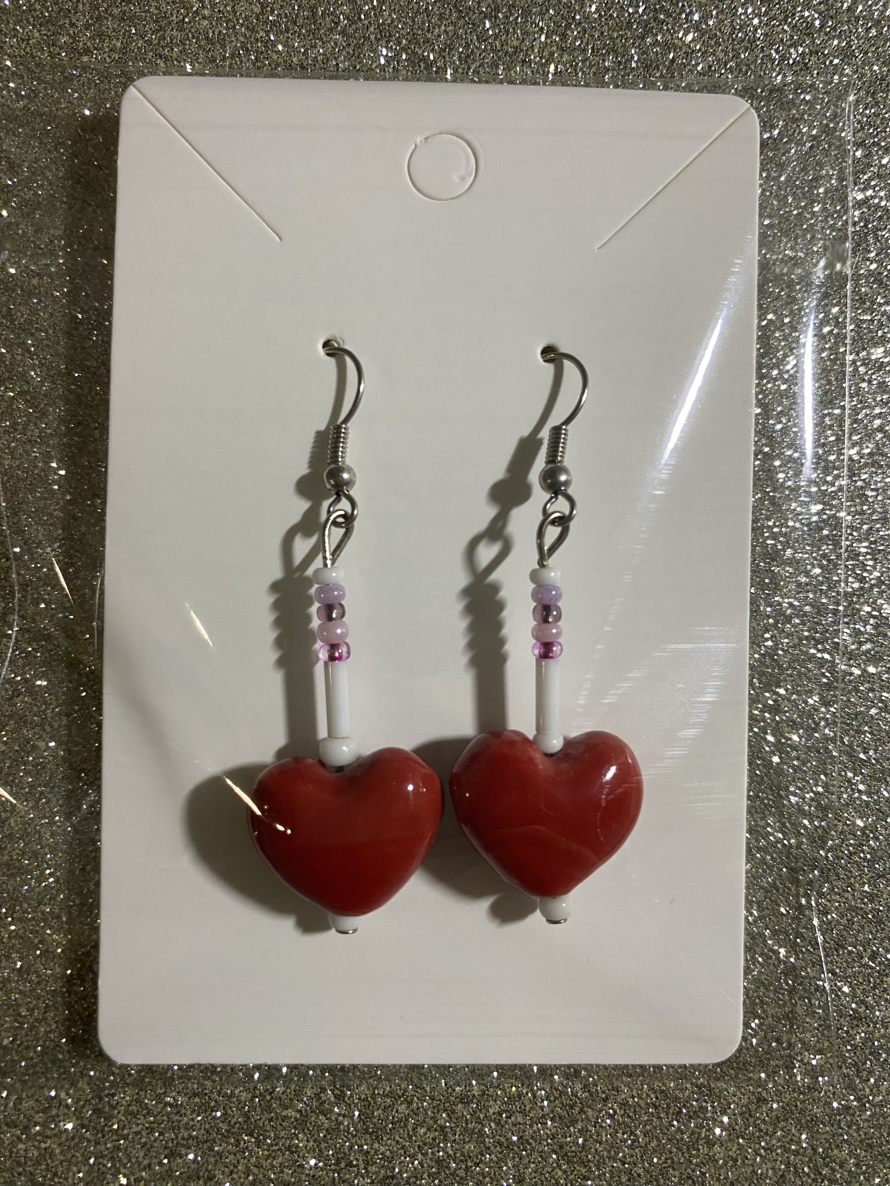 Boucles d'oreille en céramique