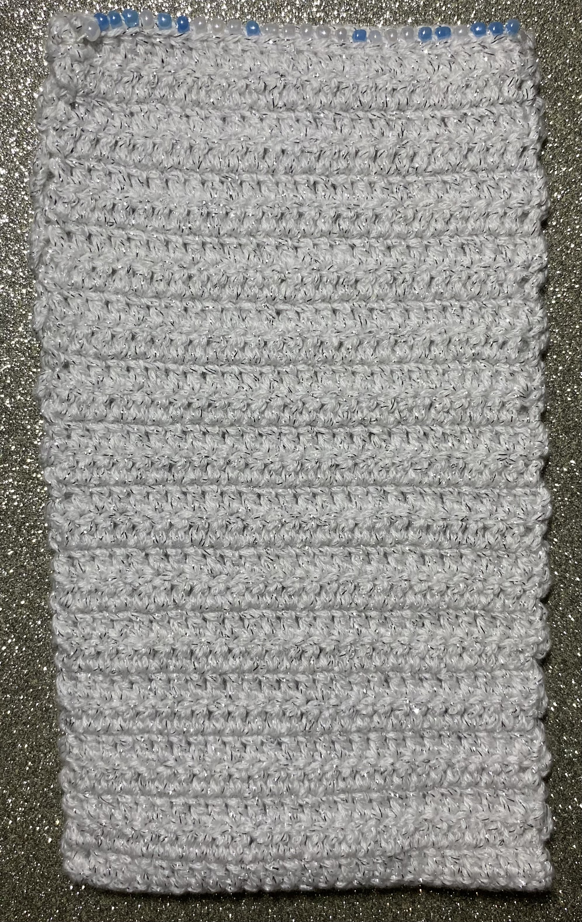 Pochette de téléphone en crochet