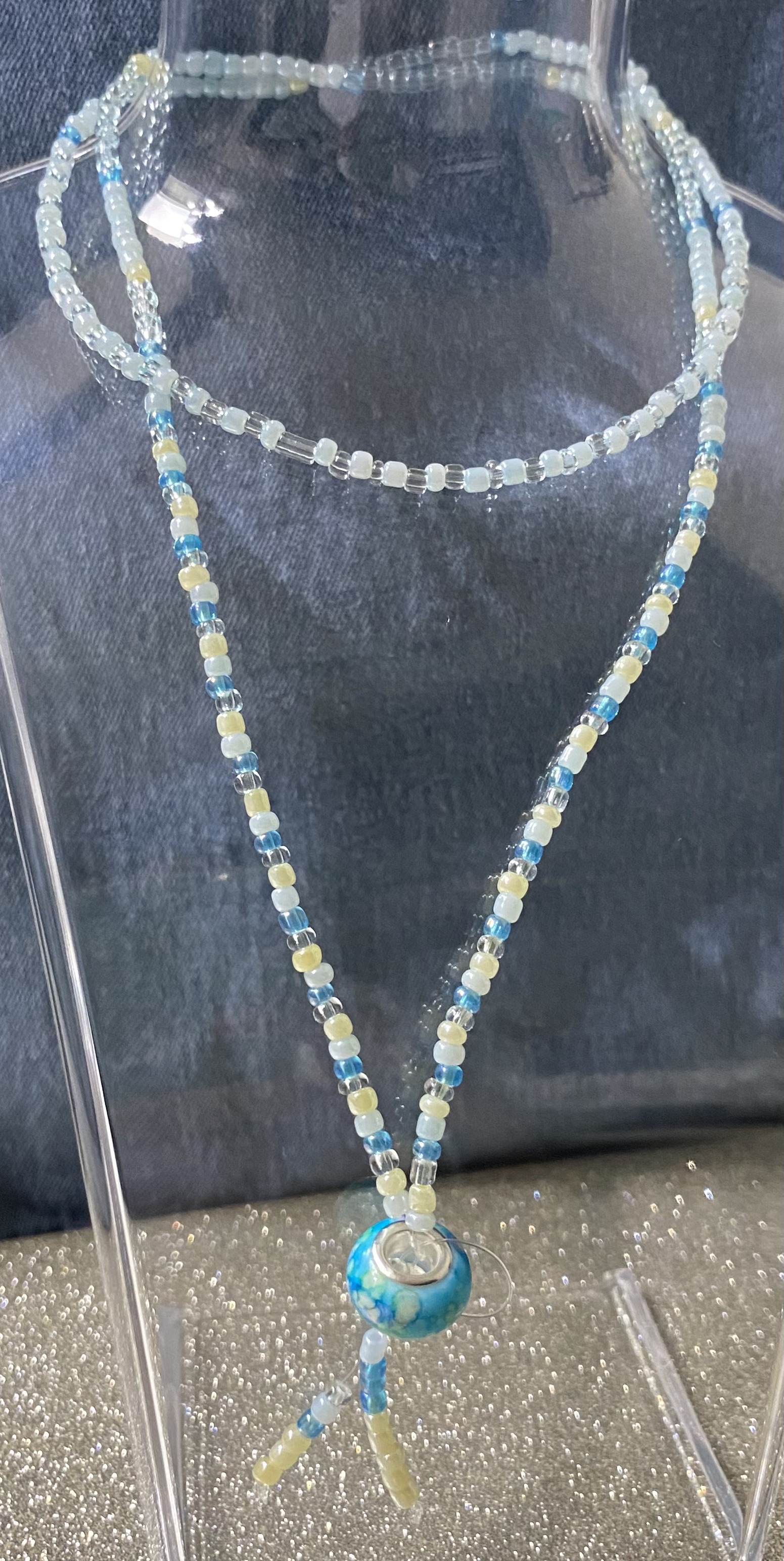 Parure  Bleue & Jaune