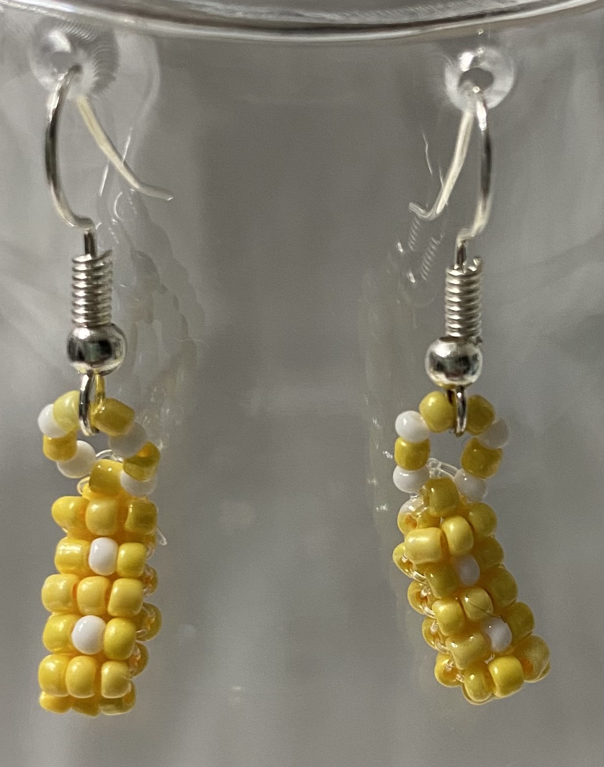 Parure jaune & blanche