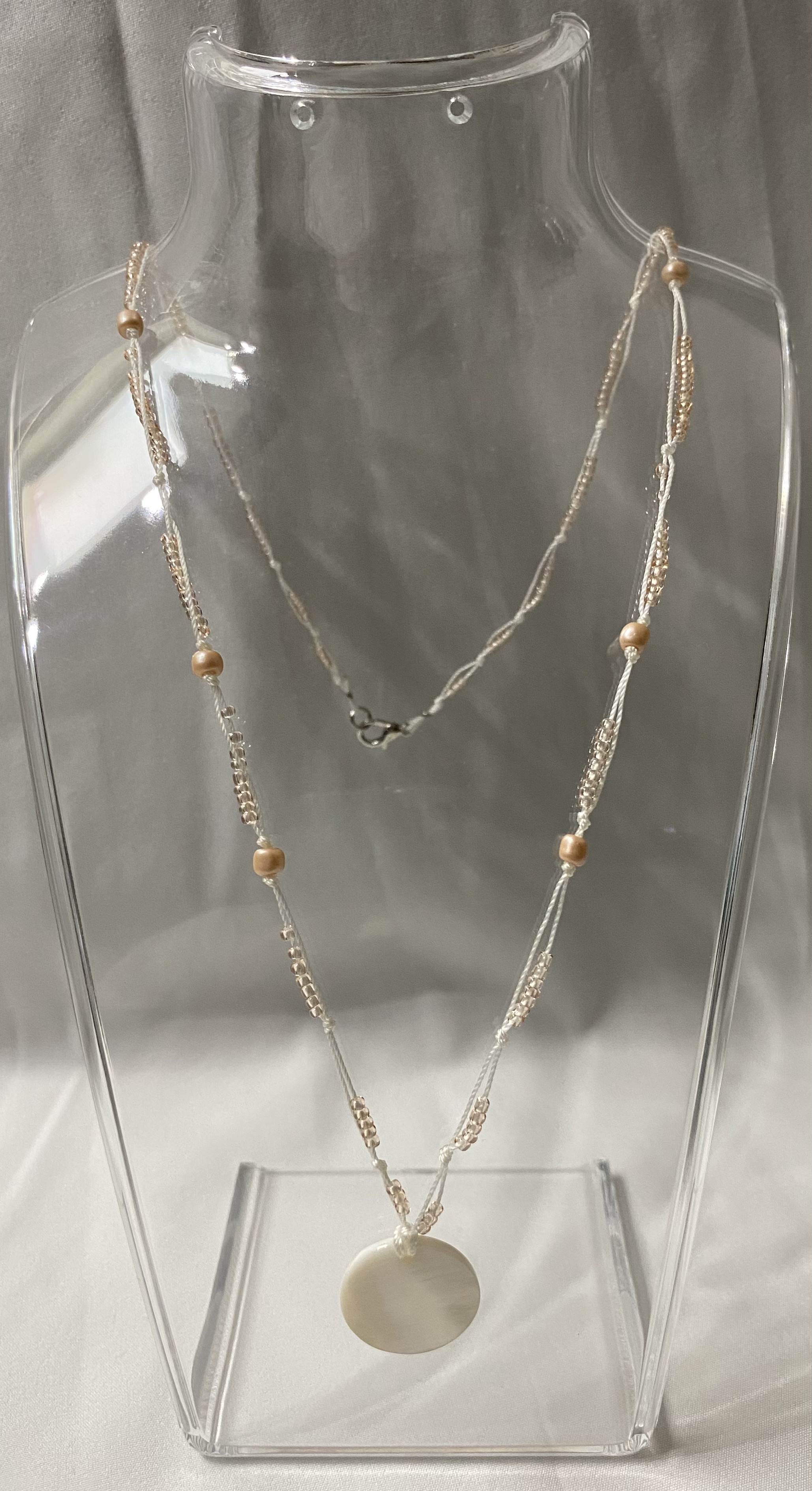 Parure nacre & champagne