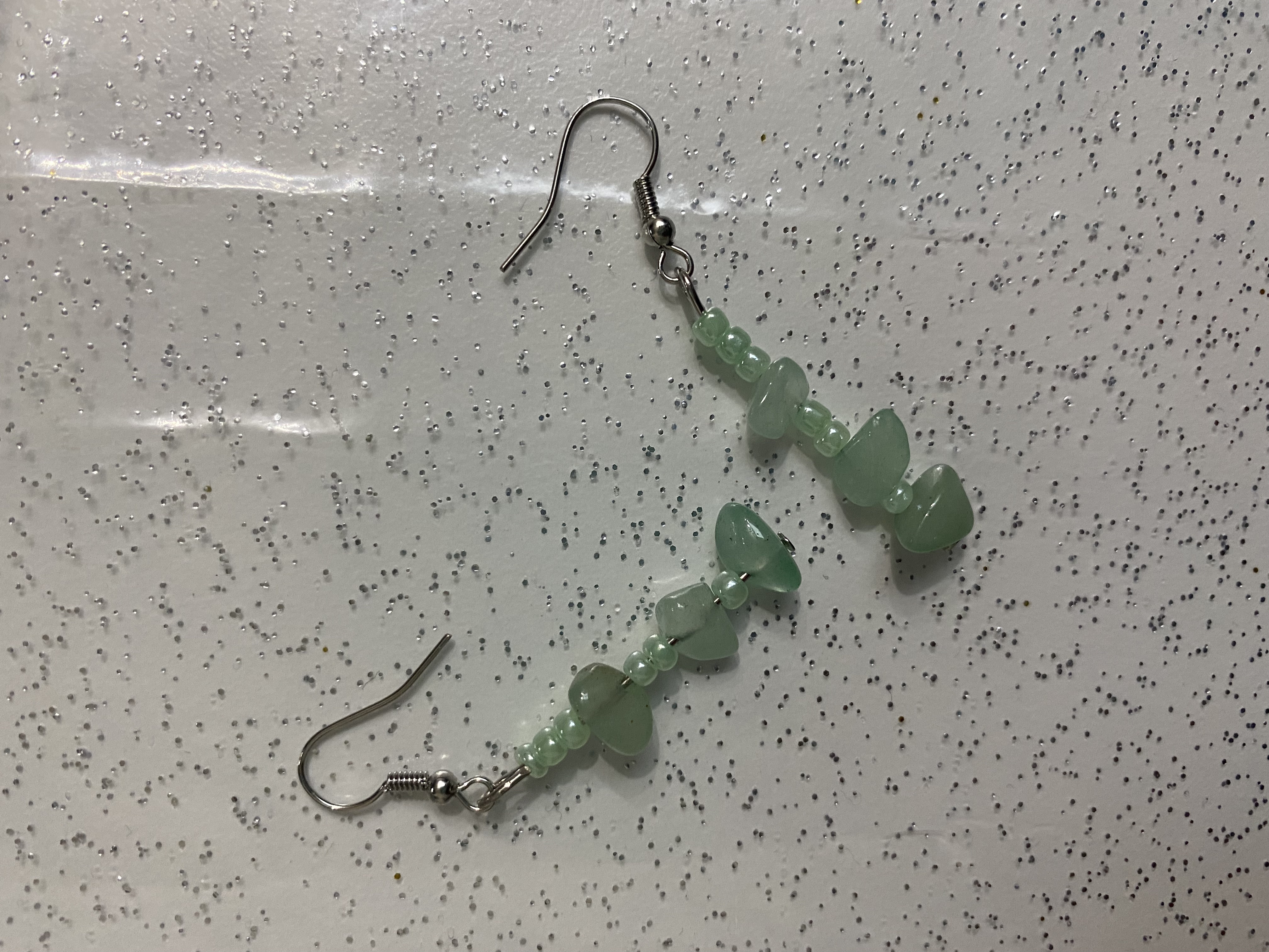 Parure en aventurine verte