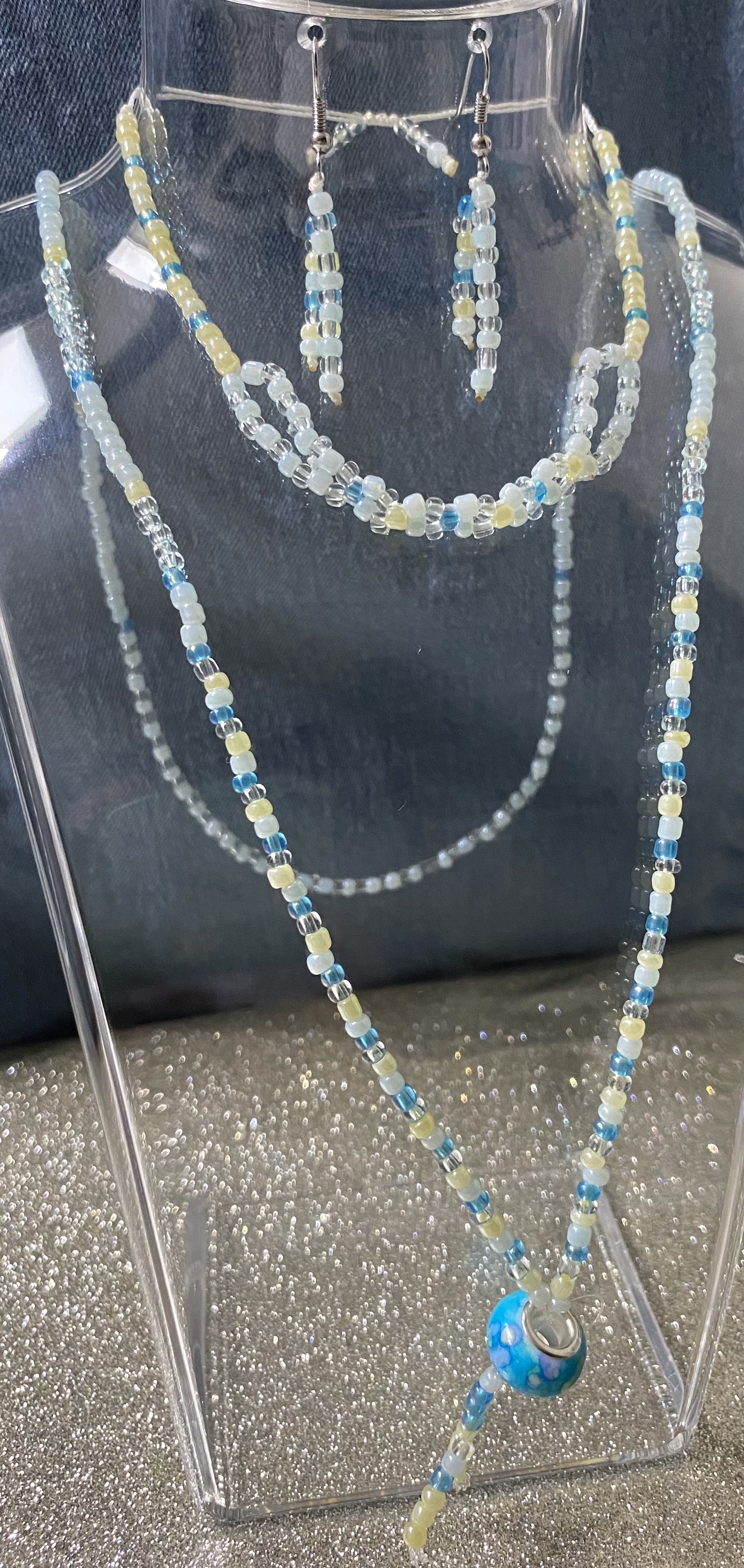 Parure  Bleue & Jaune