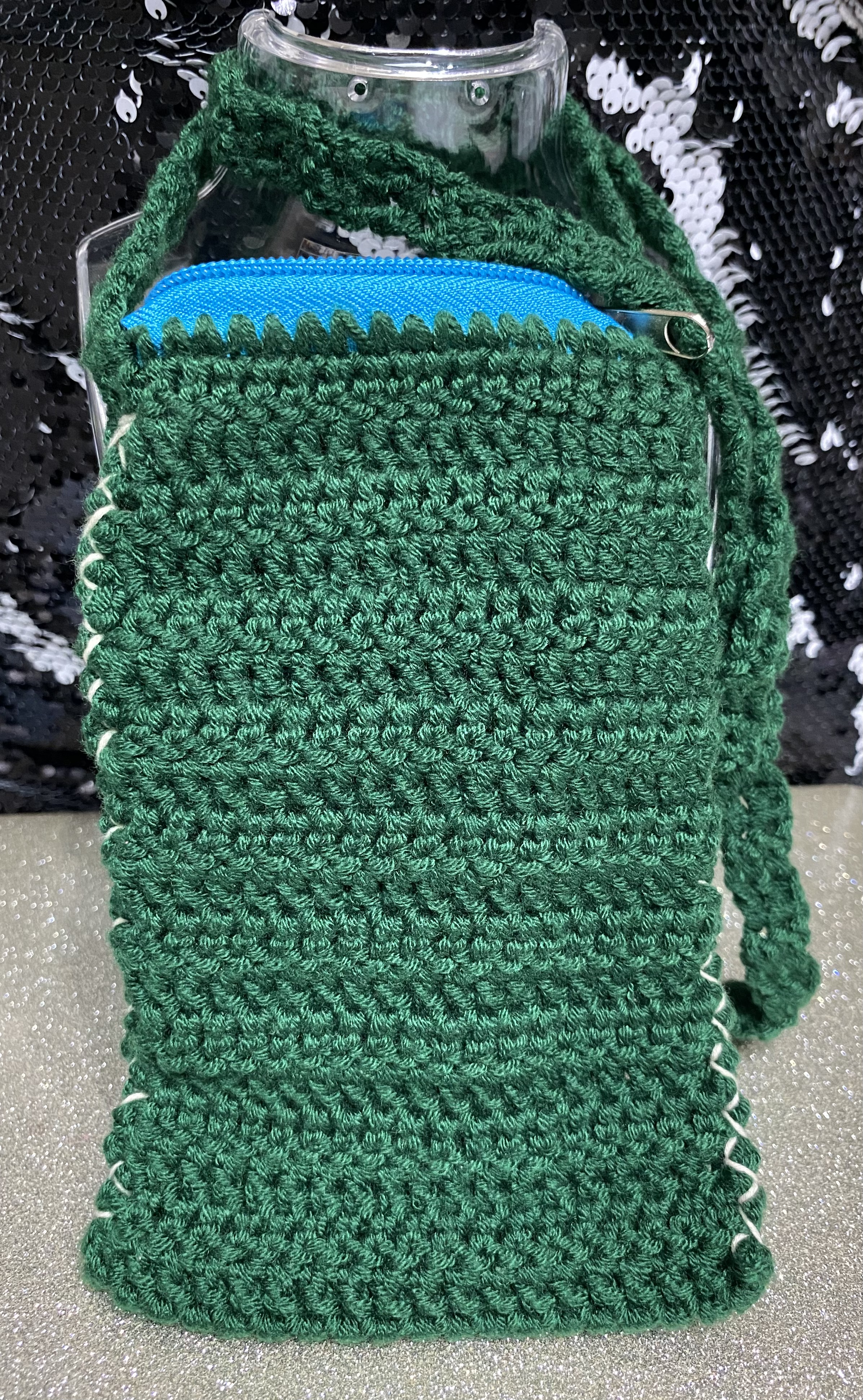 Pochette de téléphone en crochet