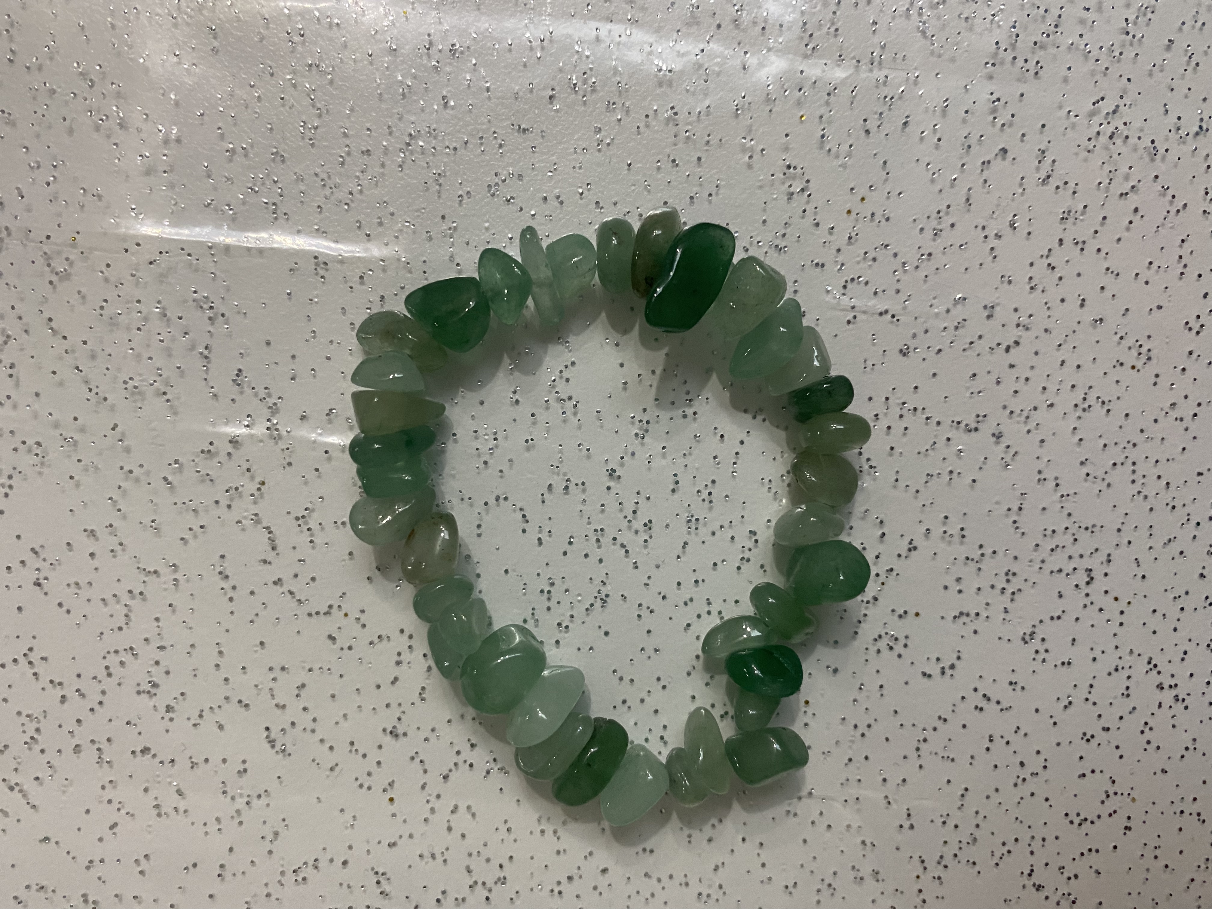 Parure en aventurine verte