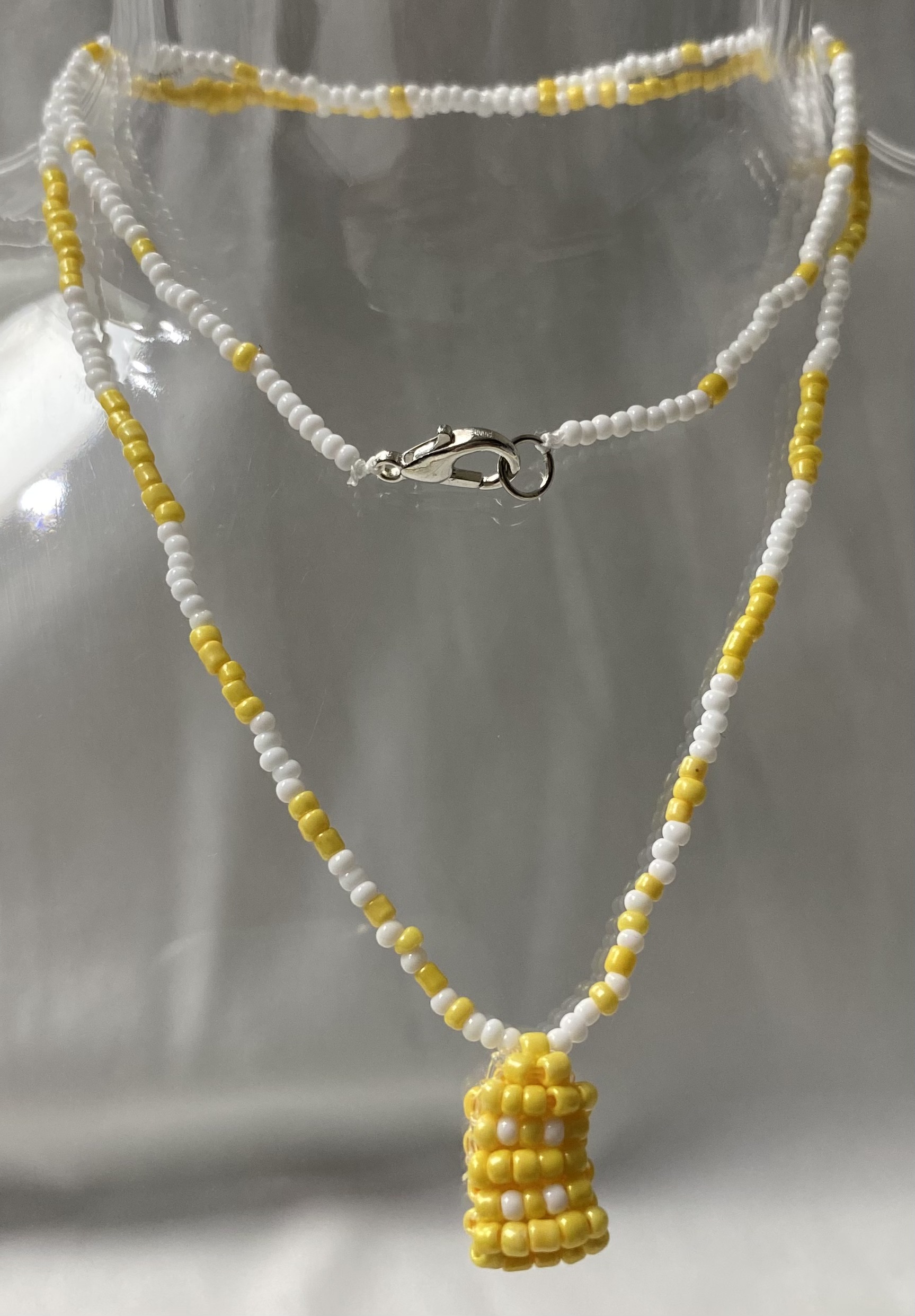 Parure jaune & blanche