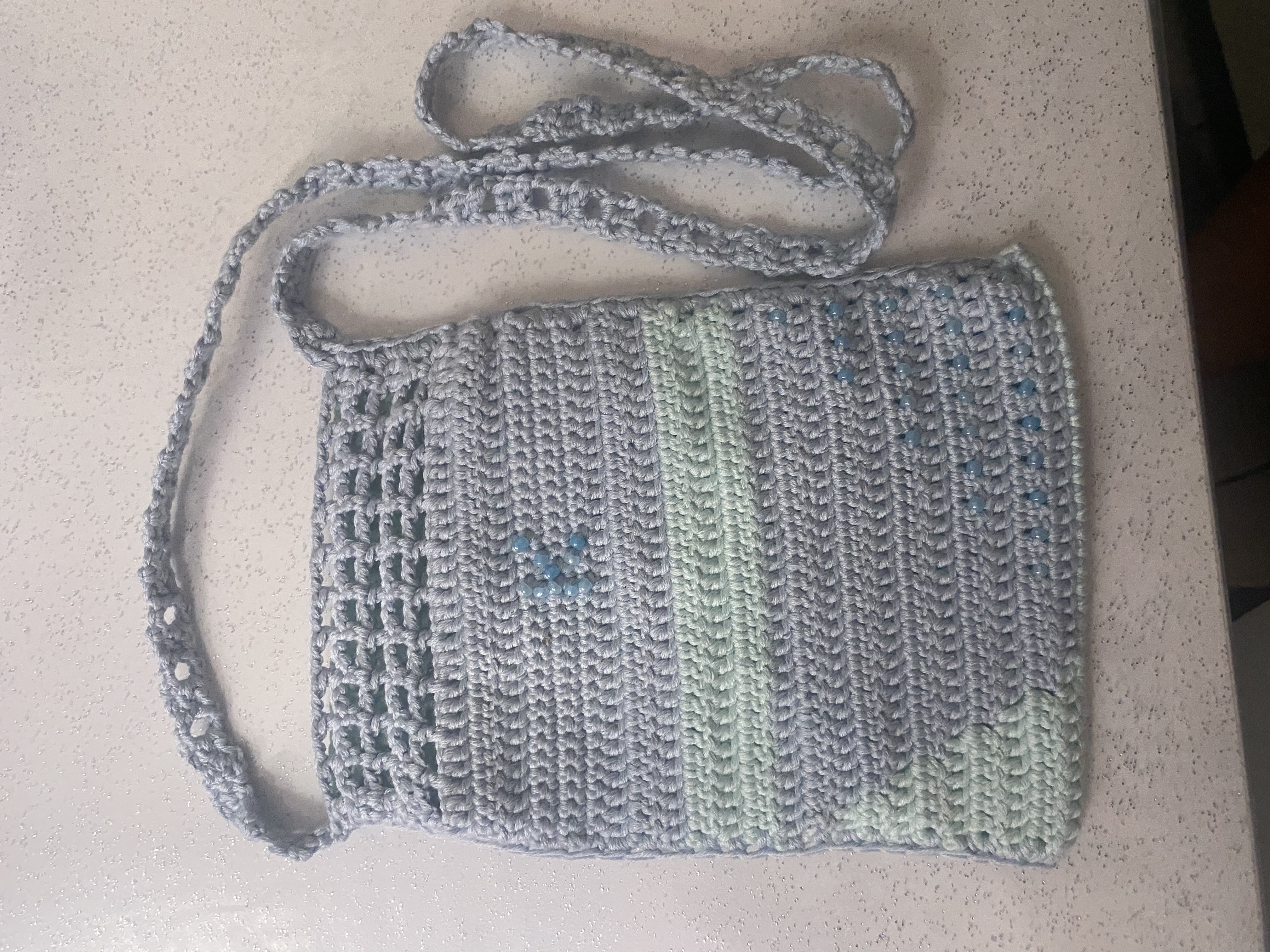 Pochette de téléphone en crochet
