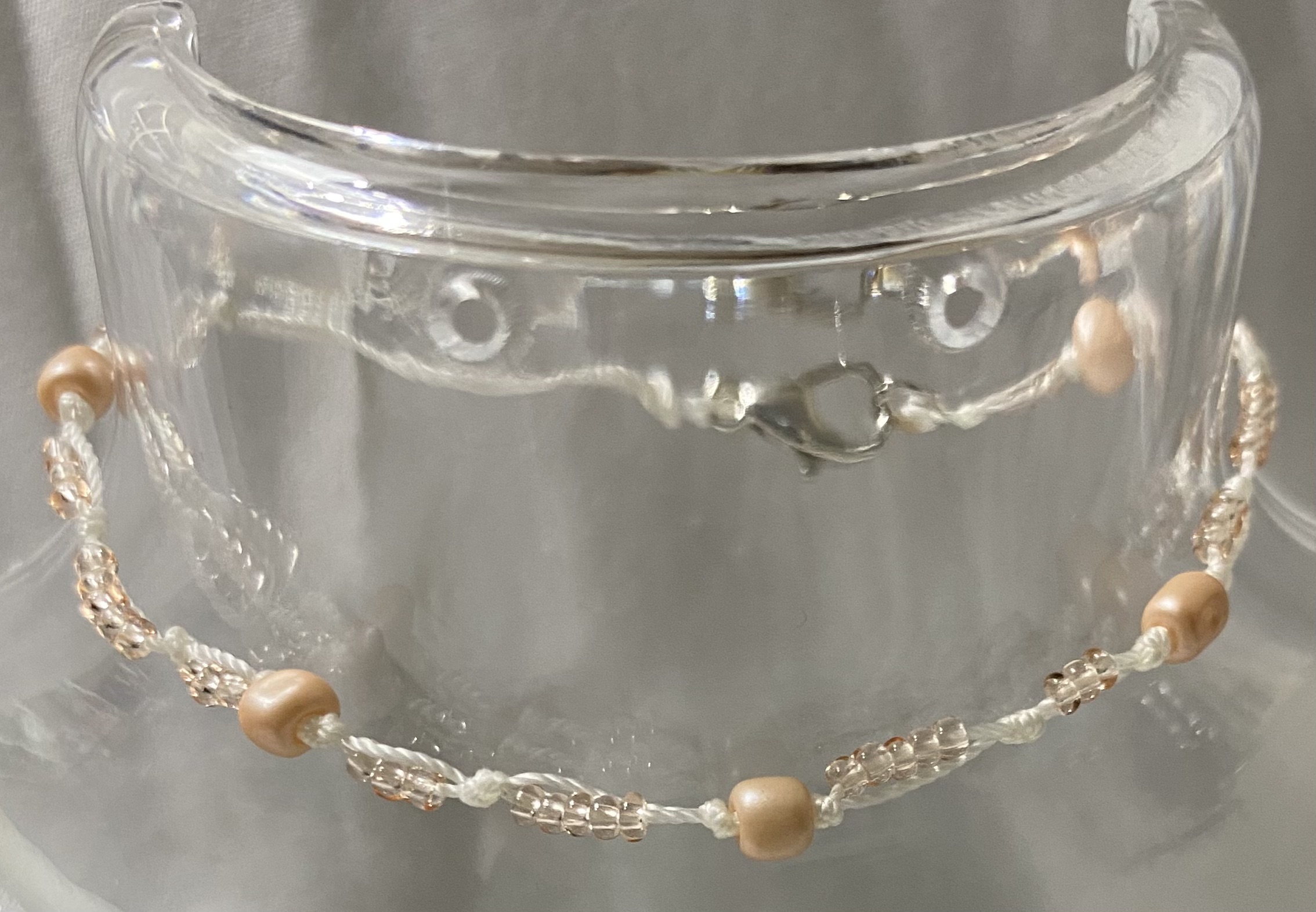 Parure nacre & champagne