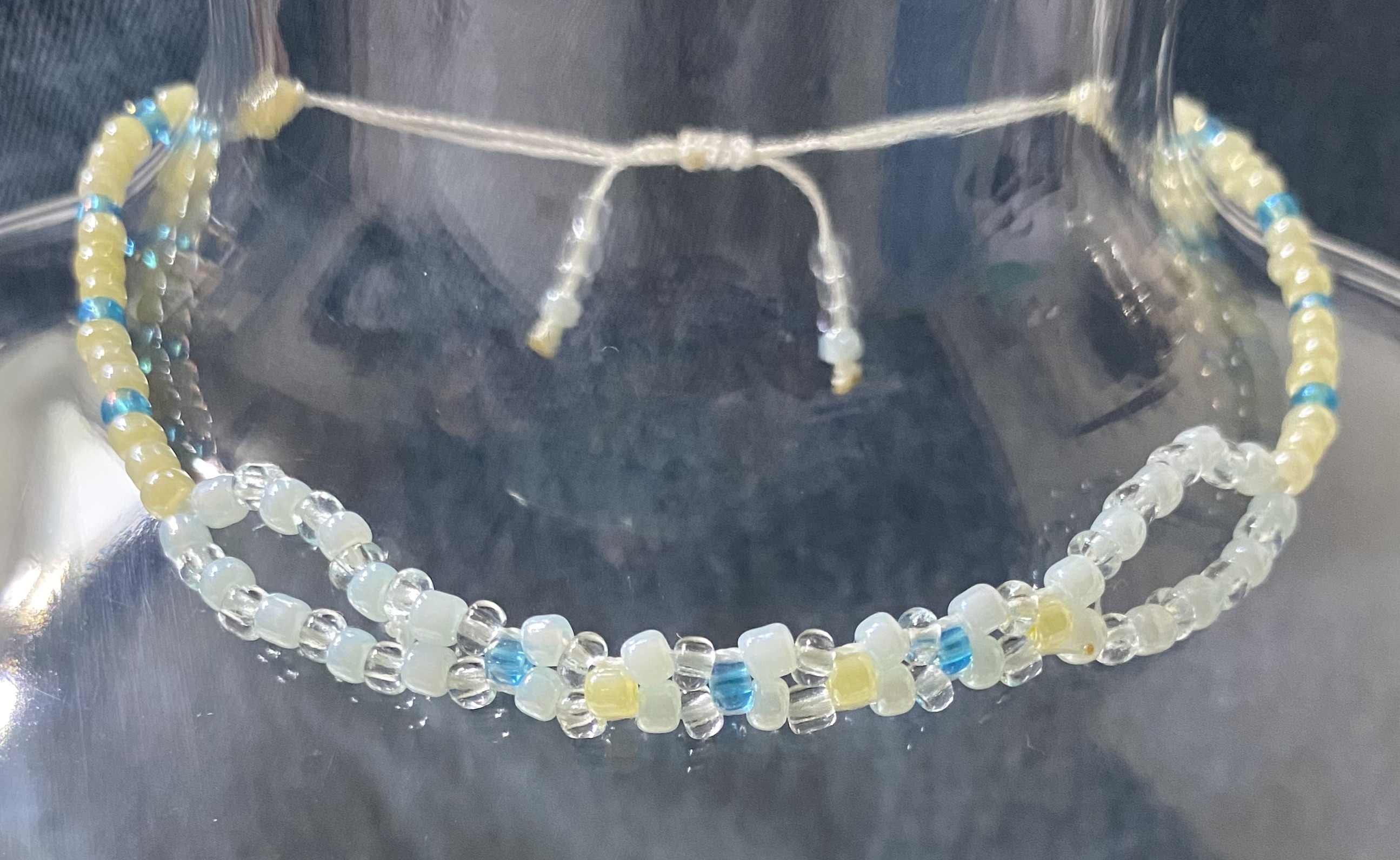 Parure  Bleue & Jaune