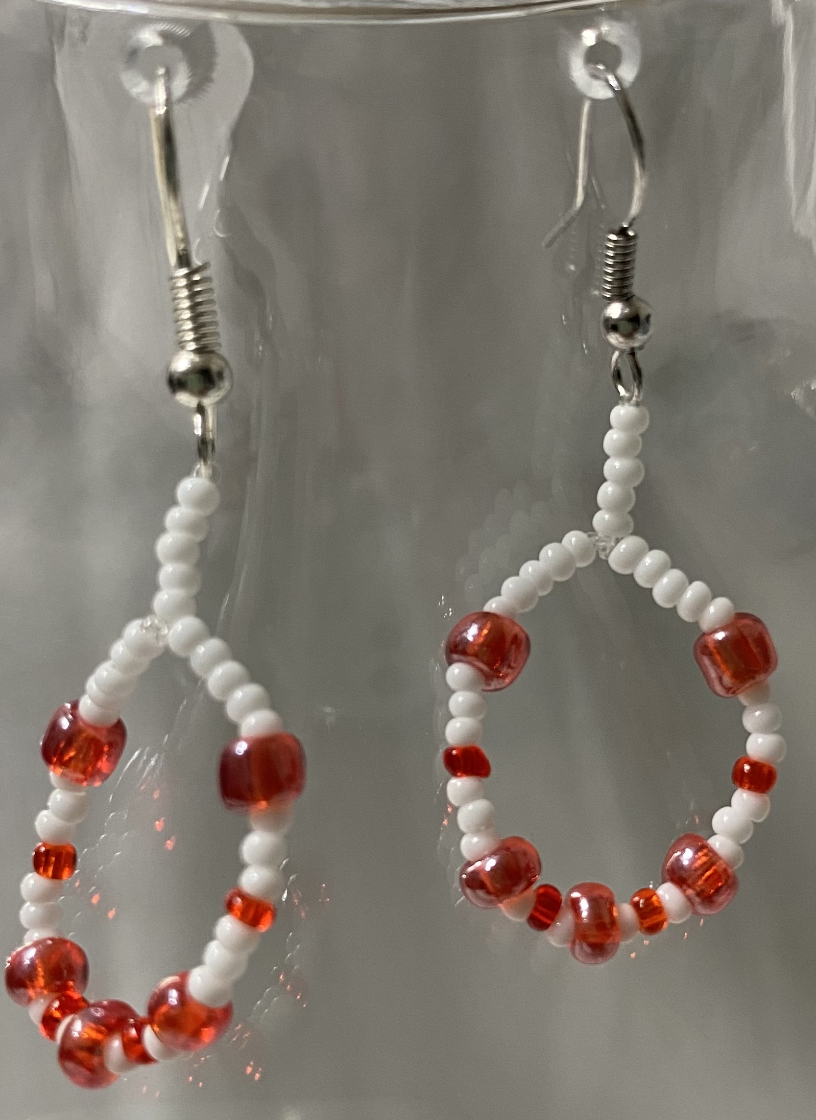 Parure rouge & neige