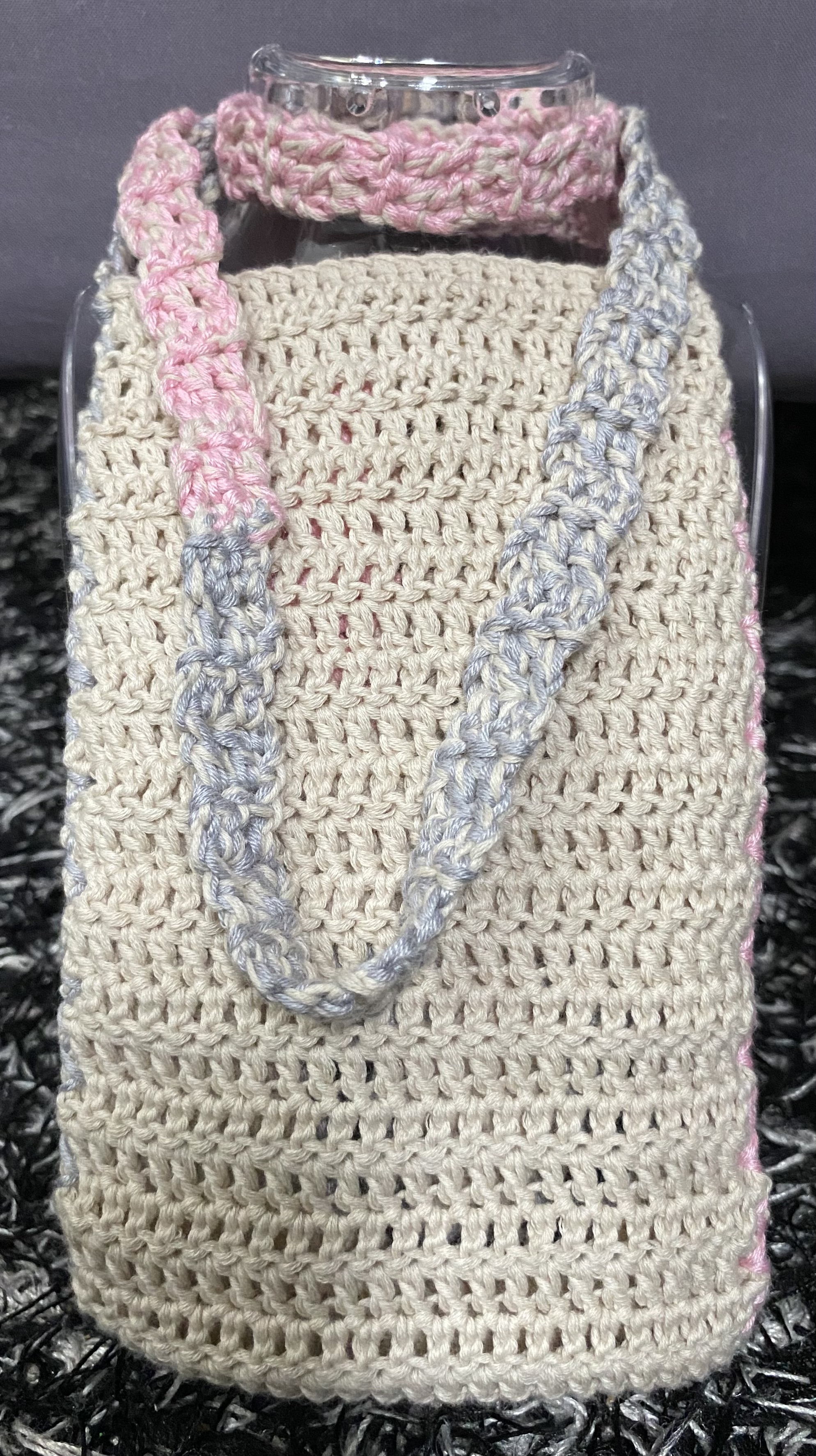Pochette de téléphone en crochet