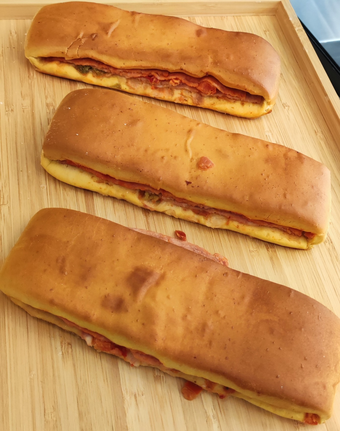 Lanches met groenten en vlees