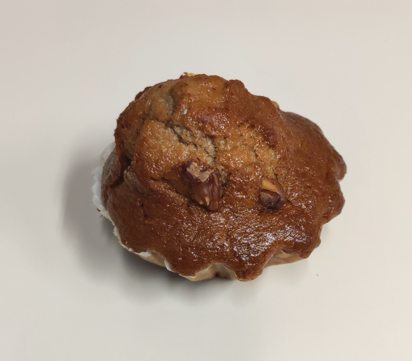 Cupcake met kaneel en walnoot