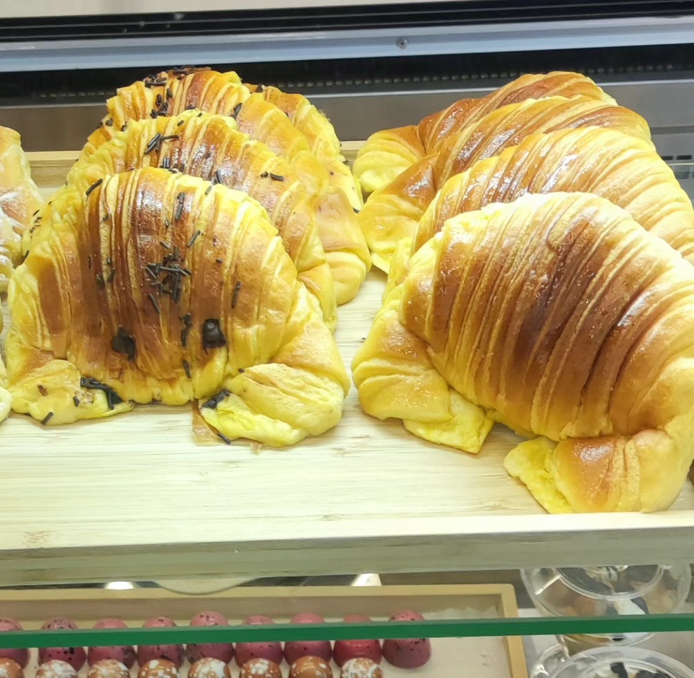 Boterachtige croissant