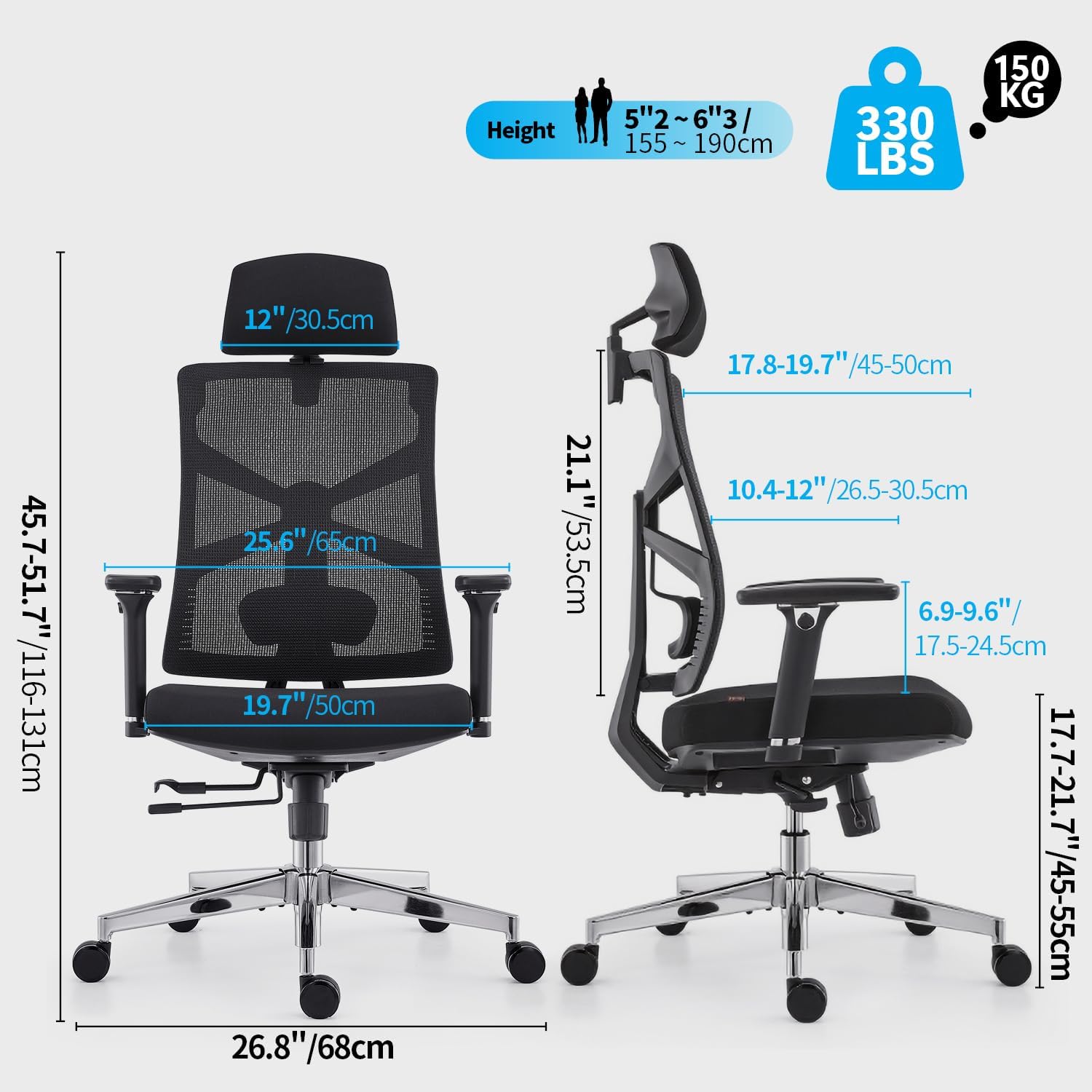 Ergonomiška biuro kėdė