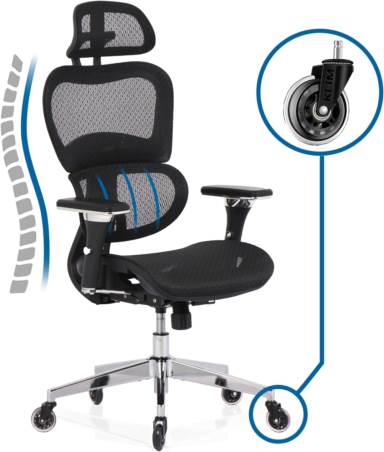 Ergonomiška biuro kėdė KLIM K800