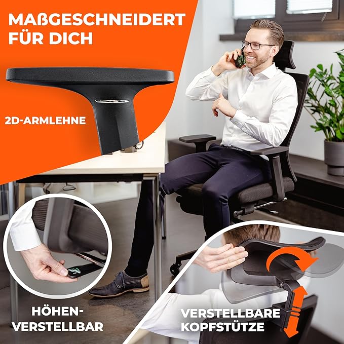 Ergonomiška biuro kėdė