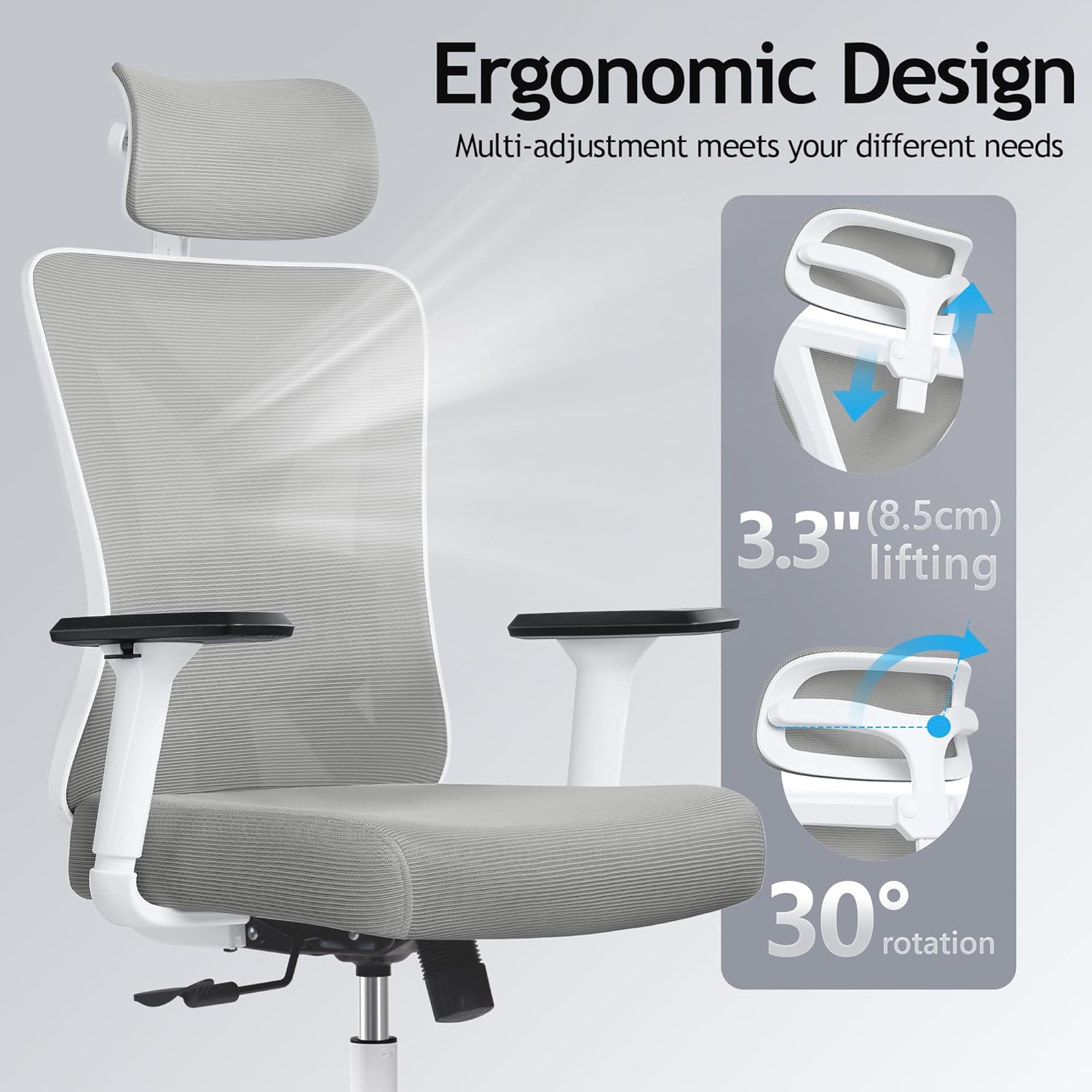 Ergonomiška biuro kėdė