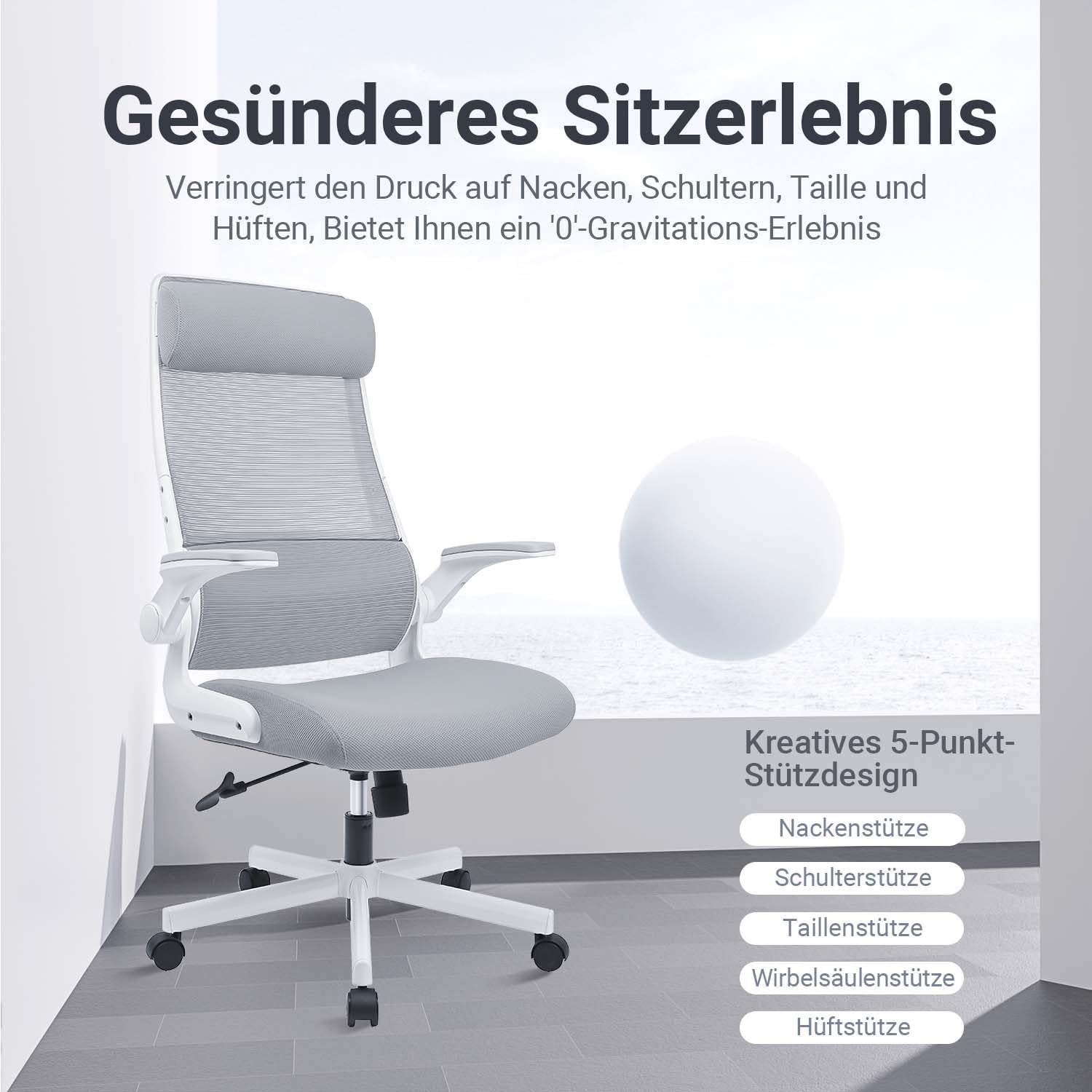 Ergonomiška biuro kėdė