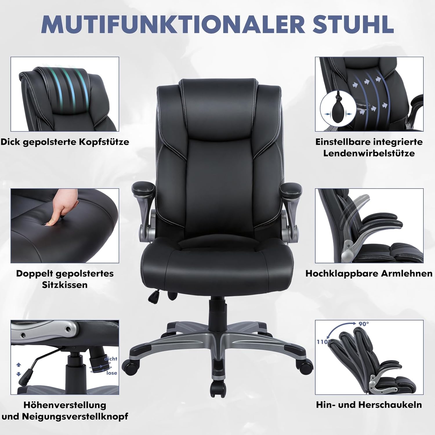 Ergonomiška biuro kėdė