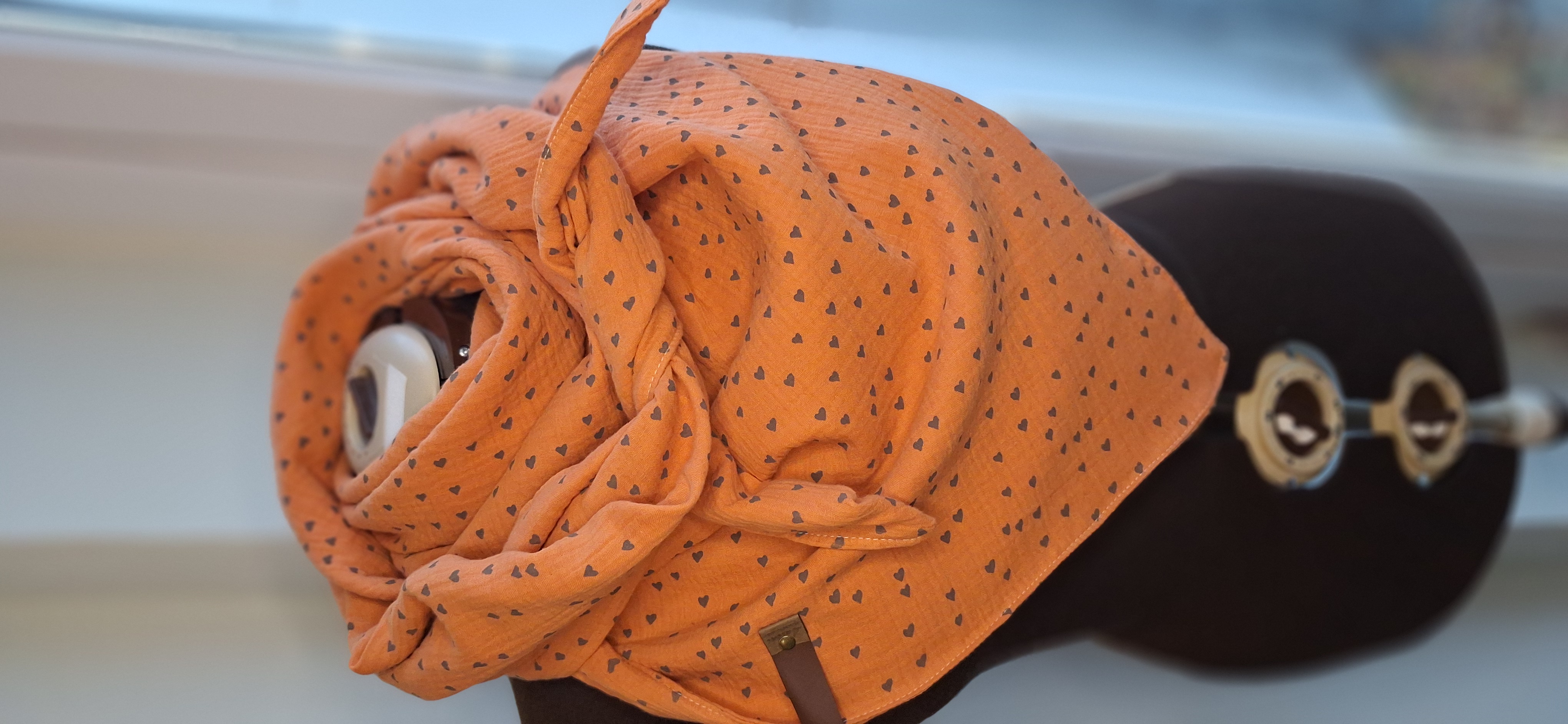 Xxl Dreiecktuch Musselin Orange