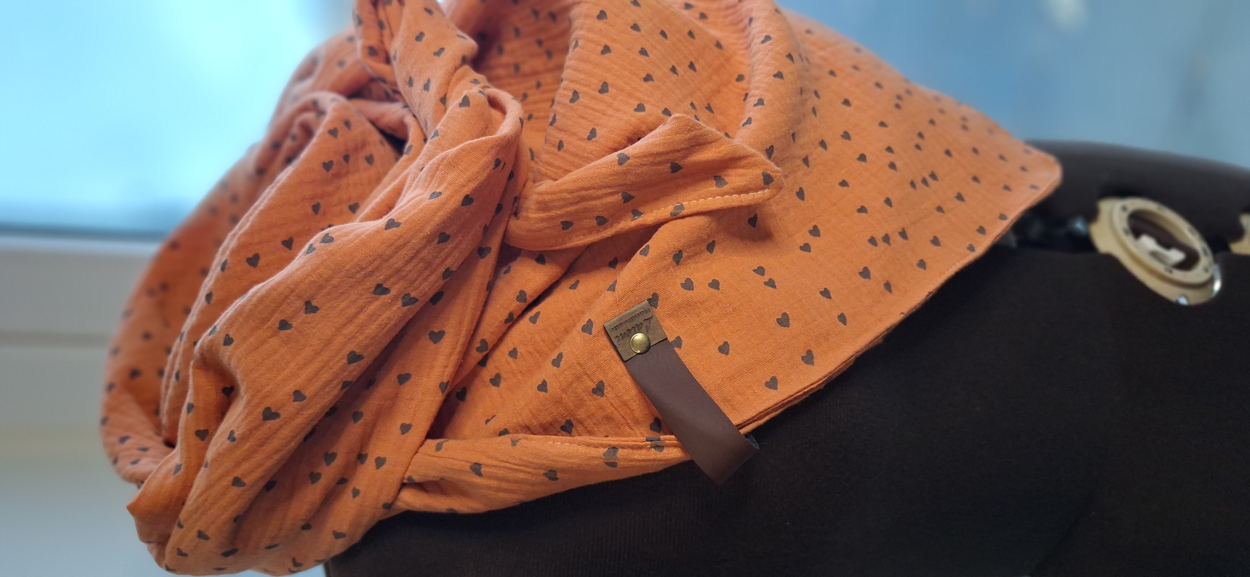 Xxl Dreiecktuch Musselin Orange
