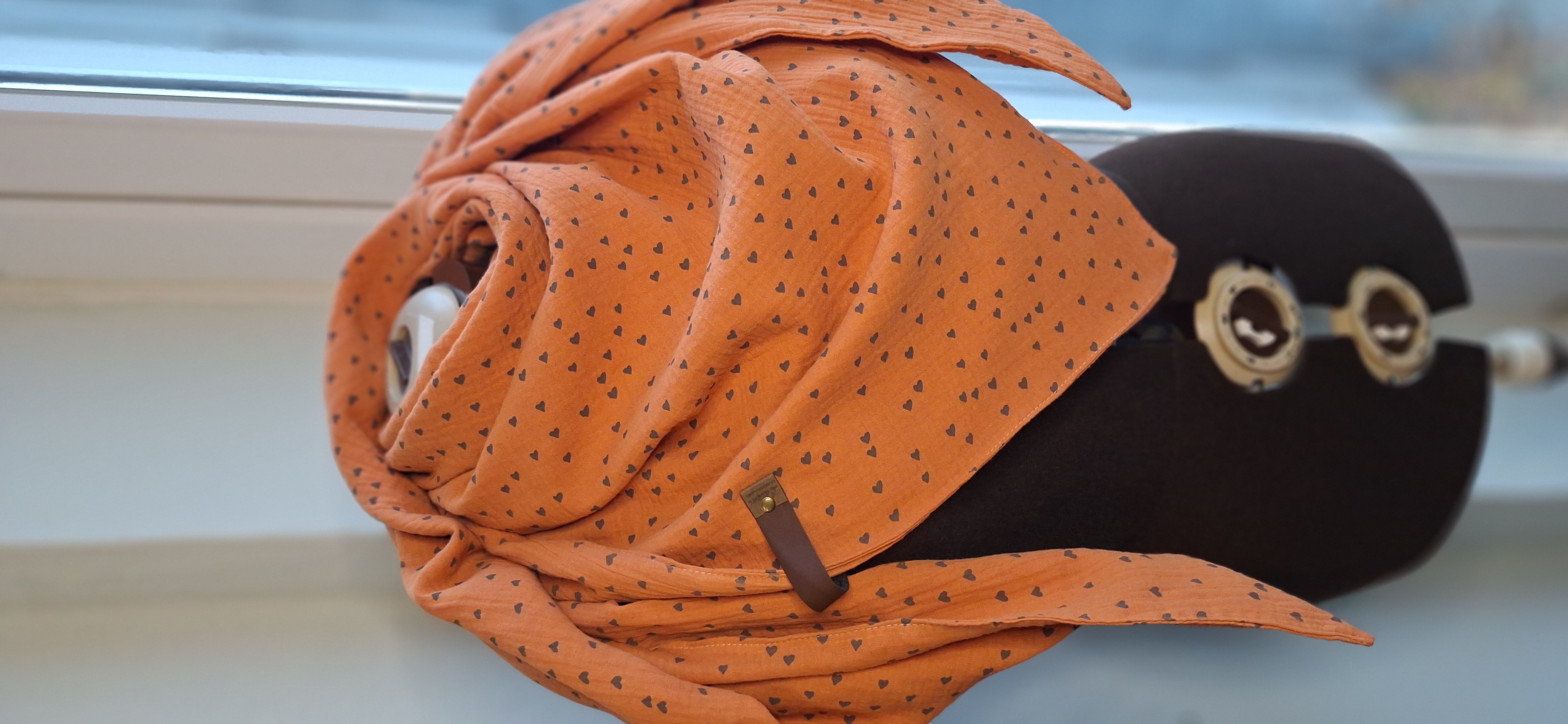 Xxl Dreiecktuch Musselin Orange