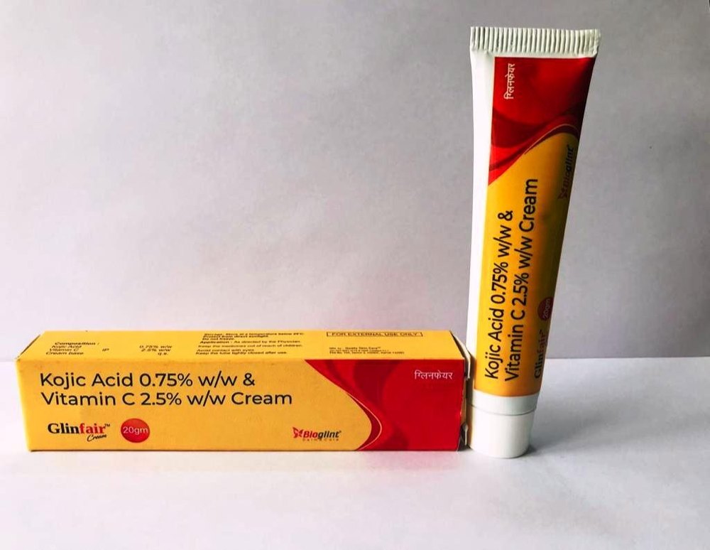 Kojic Acid 0.75% w/w & Vitamin C 2.5% w/w Cream