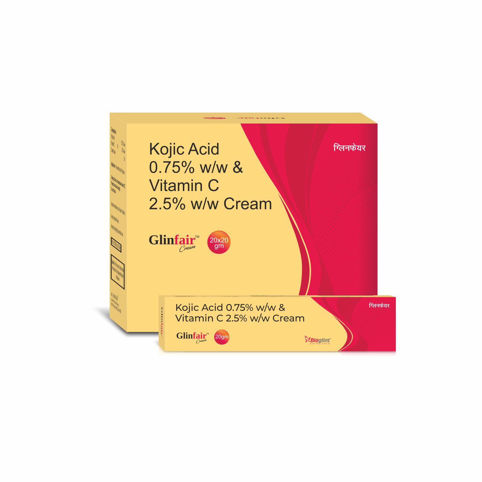 Kojic Acid 0.75% w/w & Vitamin C 2.5% w/w Cream