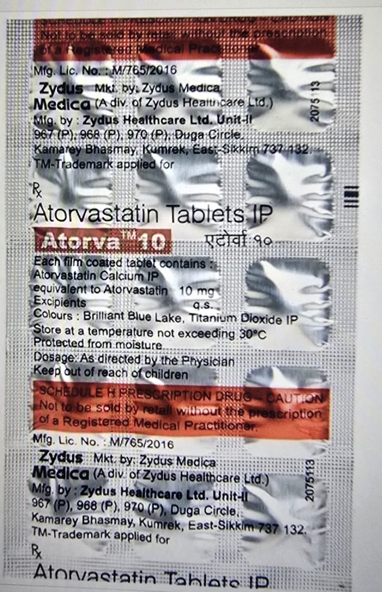 Atorvastatin Tablets IP