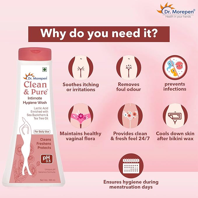 Dr. Morepen Clean & Pure Intimate Hygiene Wash