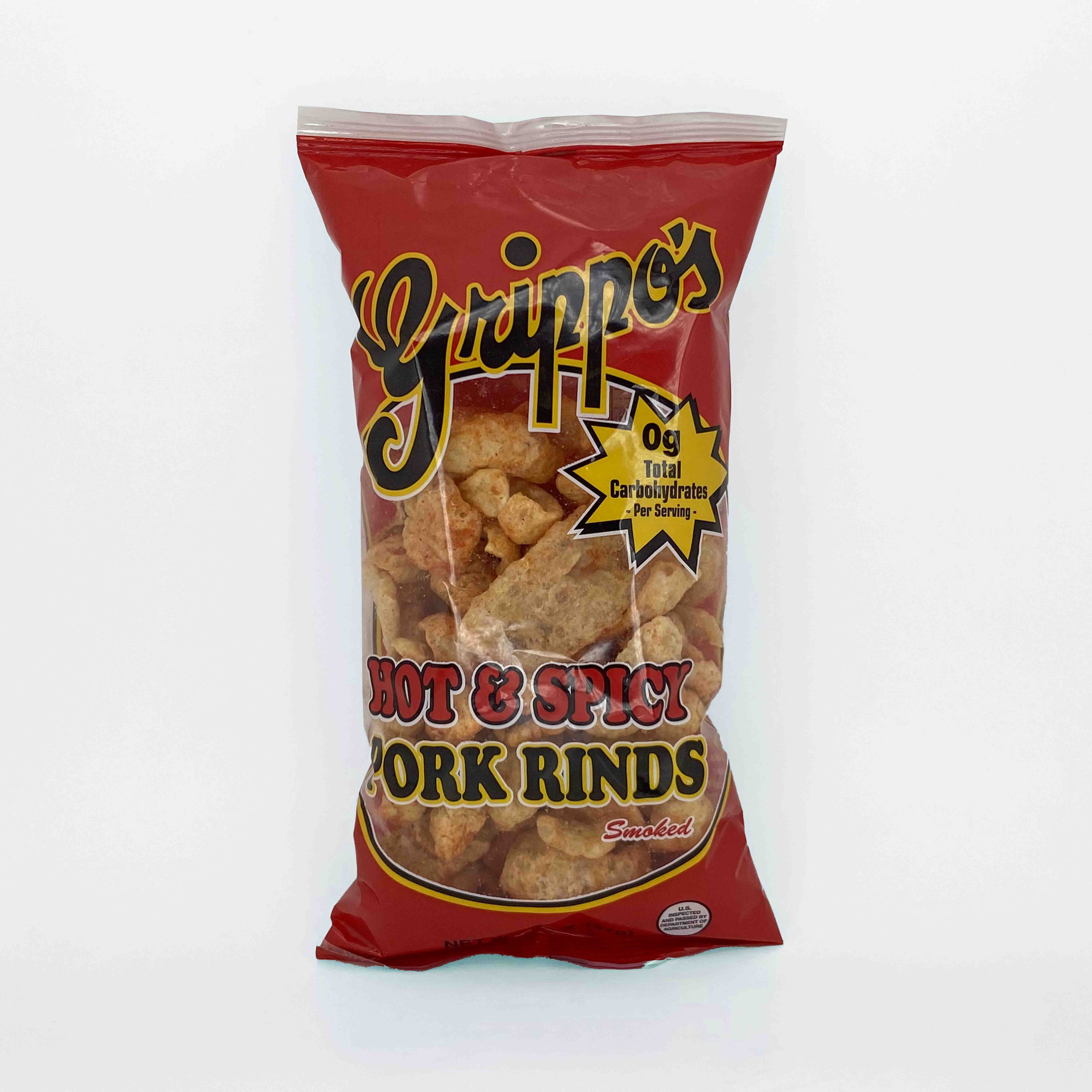 Grippo's Hot & Spicy Pork Skins - 12ct