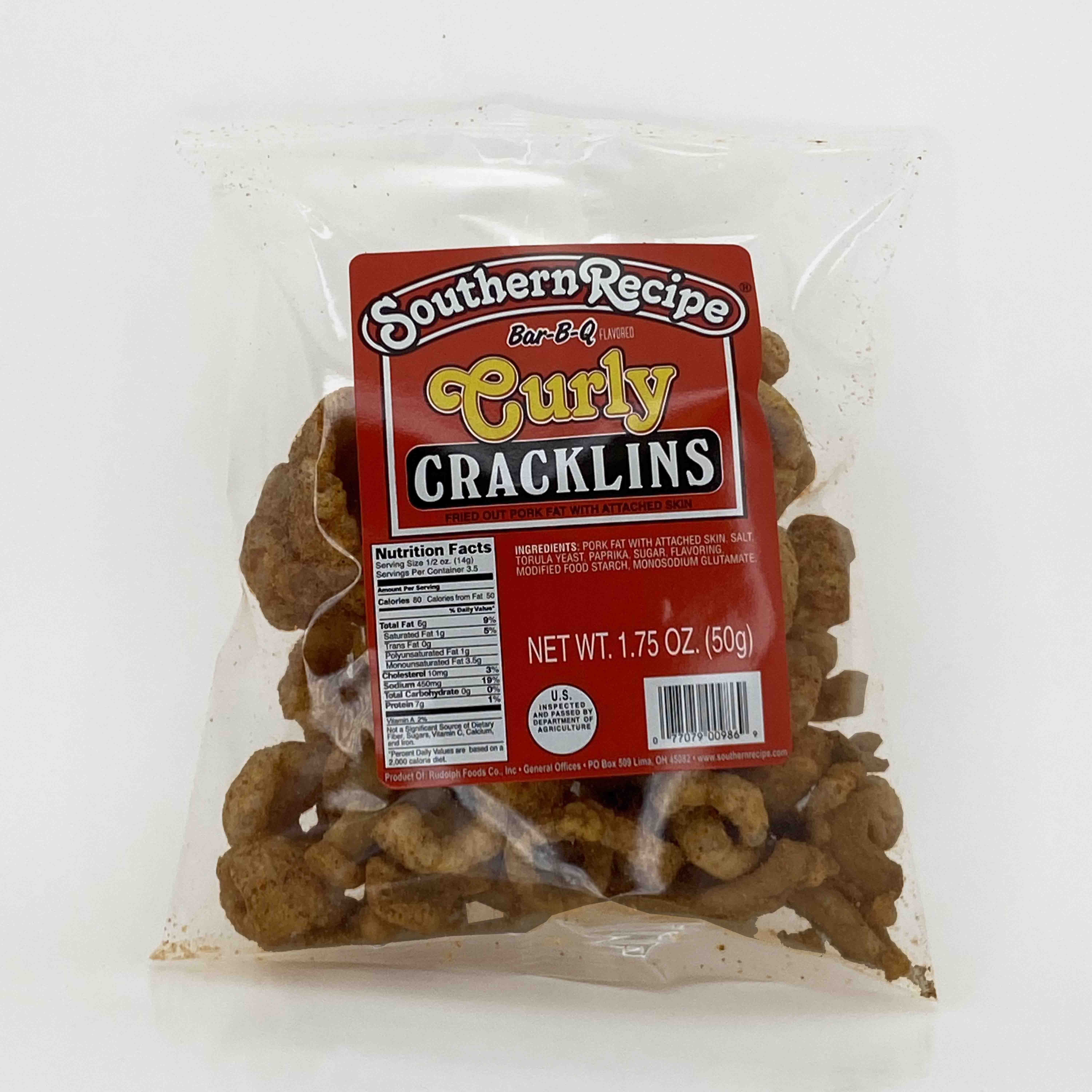 Southern Recipe Bar-B-Q Curly Cracklin